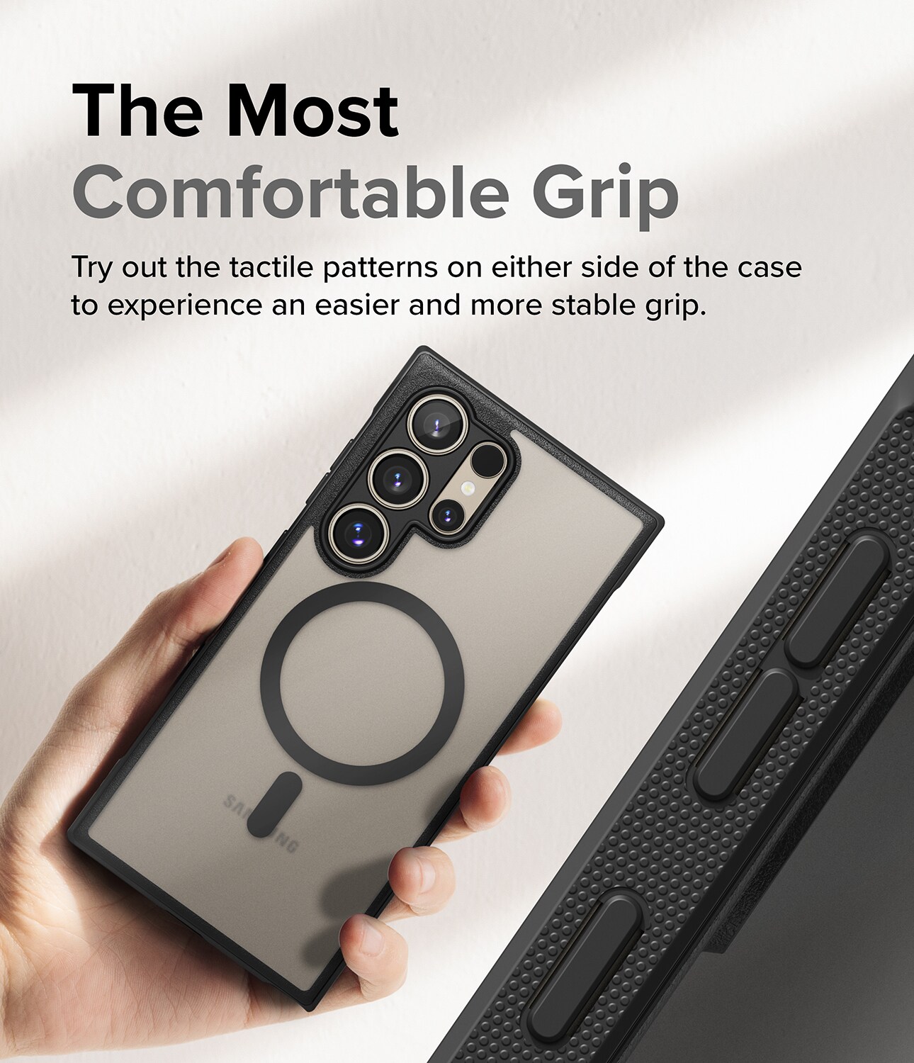 Samsung Galaxy S24 Ultra Fusion Bold MagSafe cover, Sort