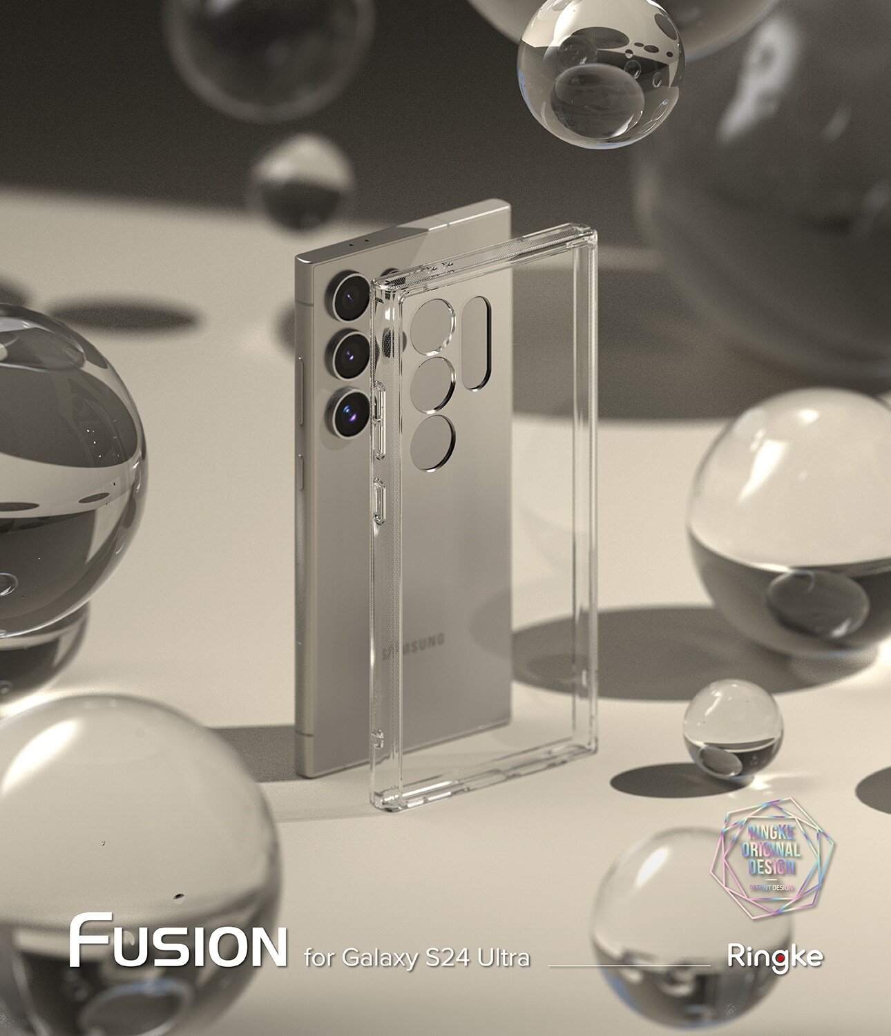 Samsung Galaxy S24 Ultra Fusion cover, Gennemsigtig