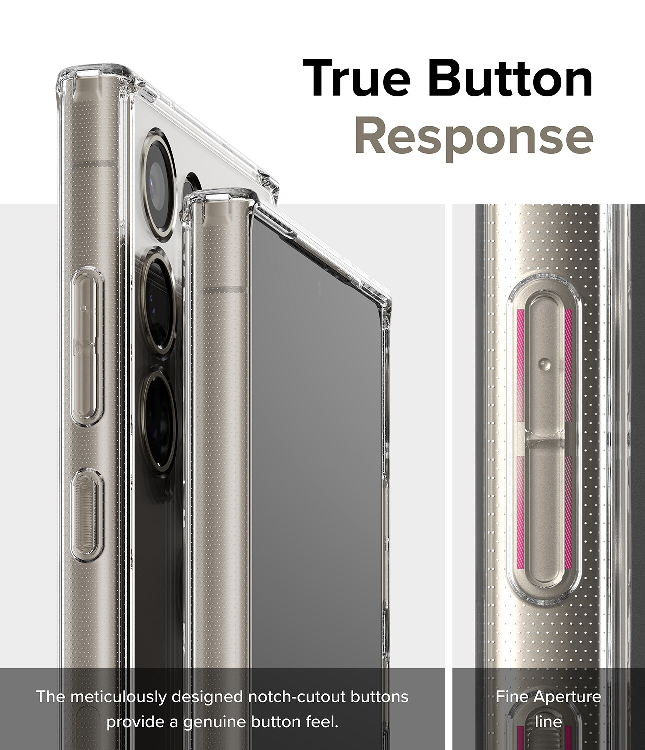 Samsung Galaxy S24 Ultra Fusion cover, Gennemsigtig