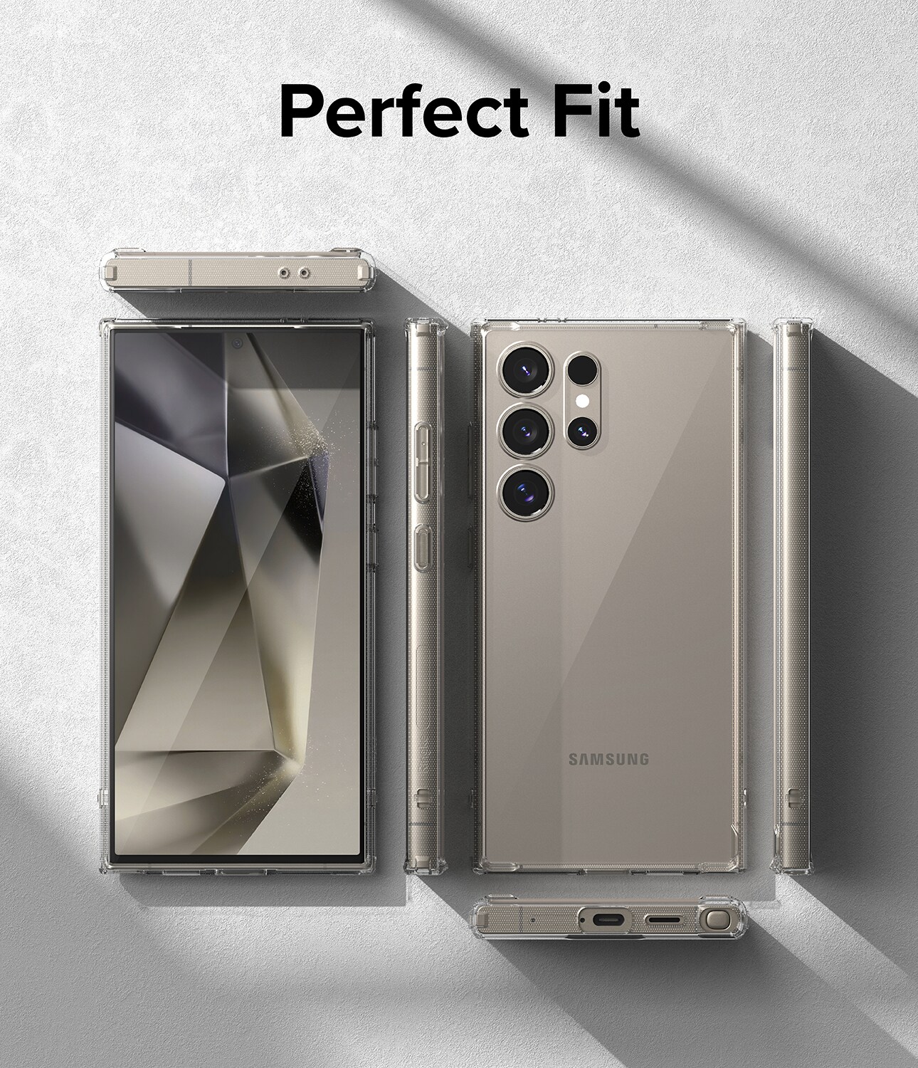 Samsung Galaxy S24 Ultra Fusion cover, Gennemsigtig