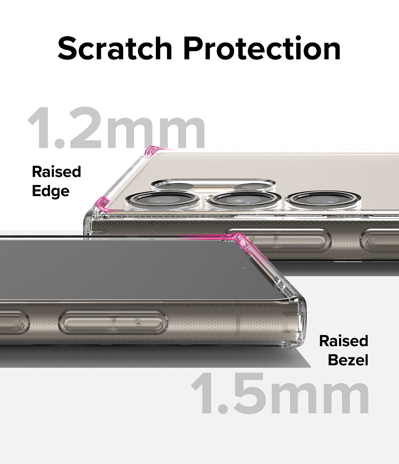 Samsung Galaxy S24 Ultra Fusion cover, Gennemsigtig