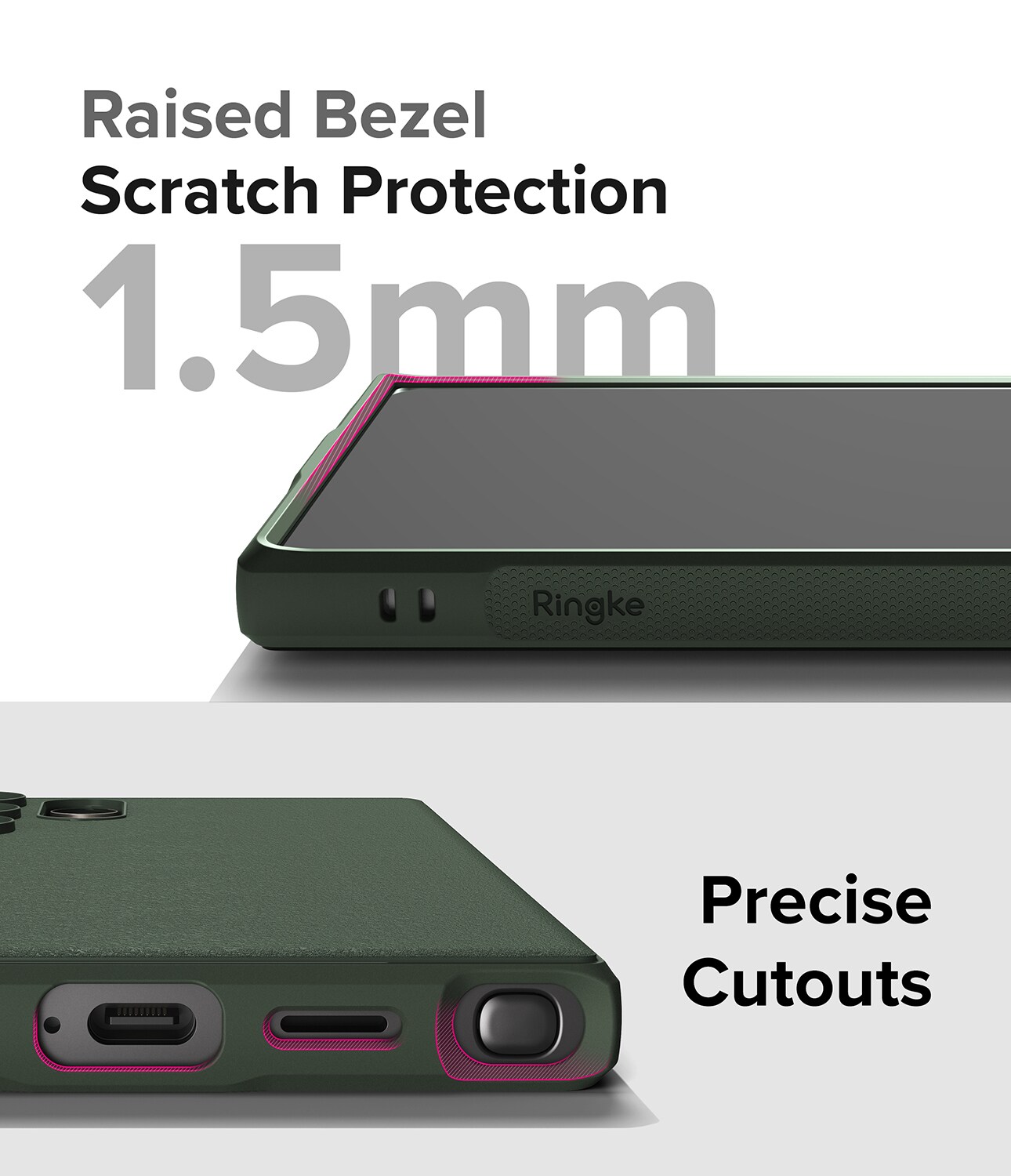 Samsung Galaxy S24 Ultra Onyx Cover, Dark Green