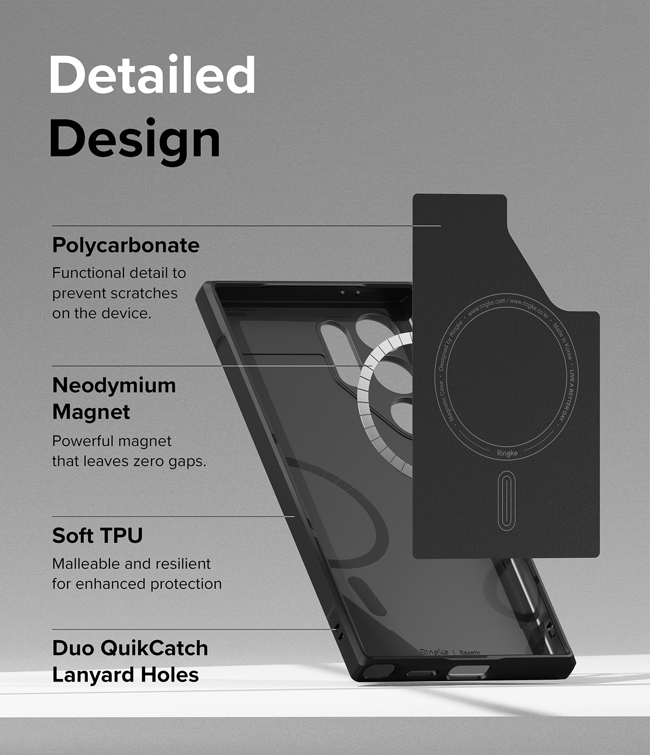 Samsung Galaxy S24 Ultra Onyx MagSafe cover, Black