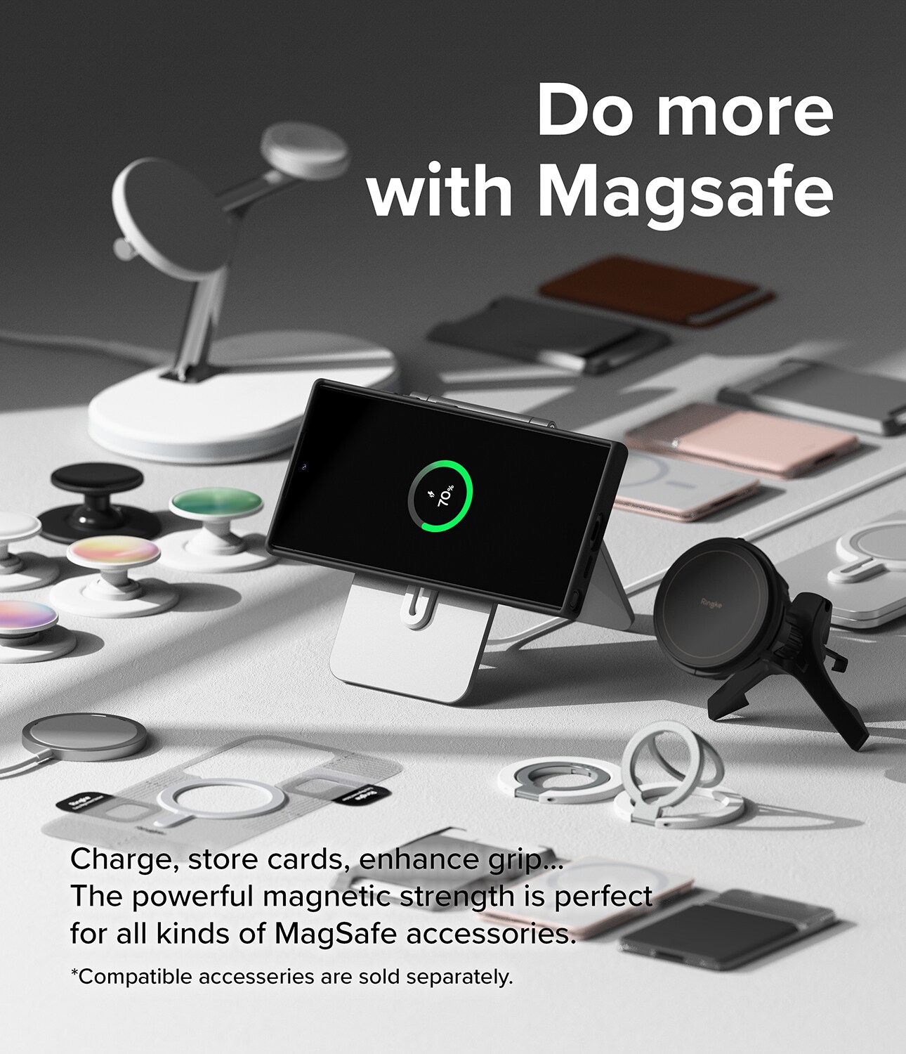 Samsung Galaxy S24 Ultra MagSafe silikonecover, Black