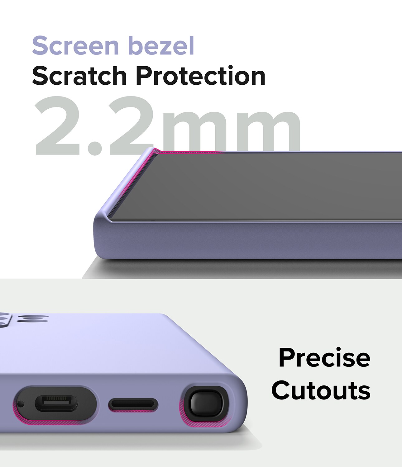 Samsung Galaxy S24 Ultra MagSafe silikonecover, Lavender
