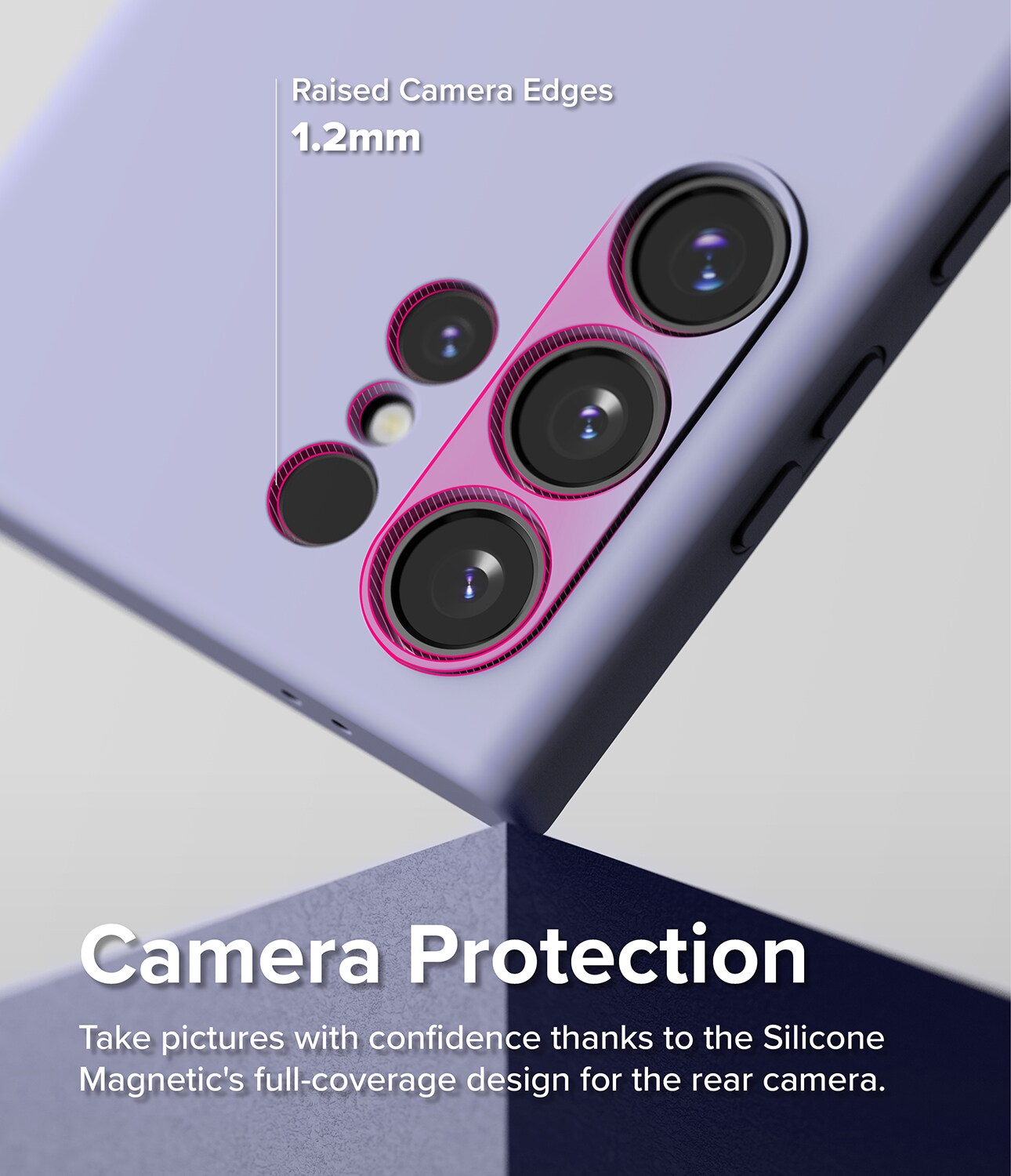 Samsung Galaxy S24 Ultra MagSafe silikonecover, Lavender