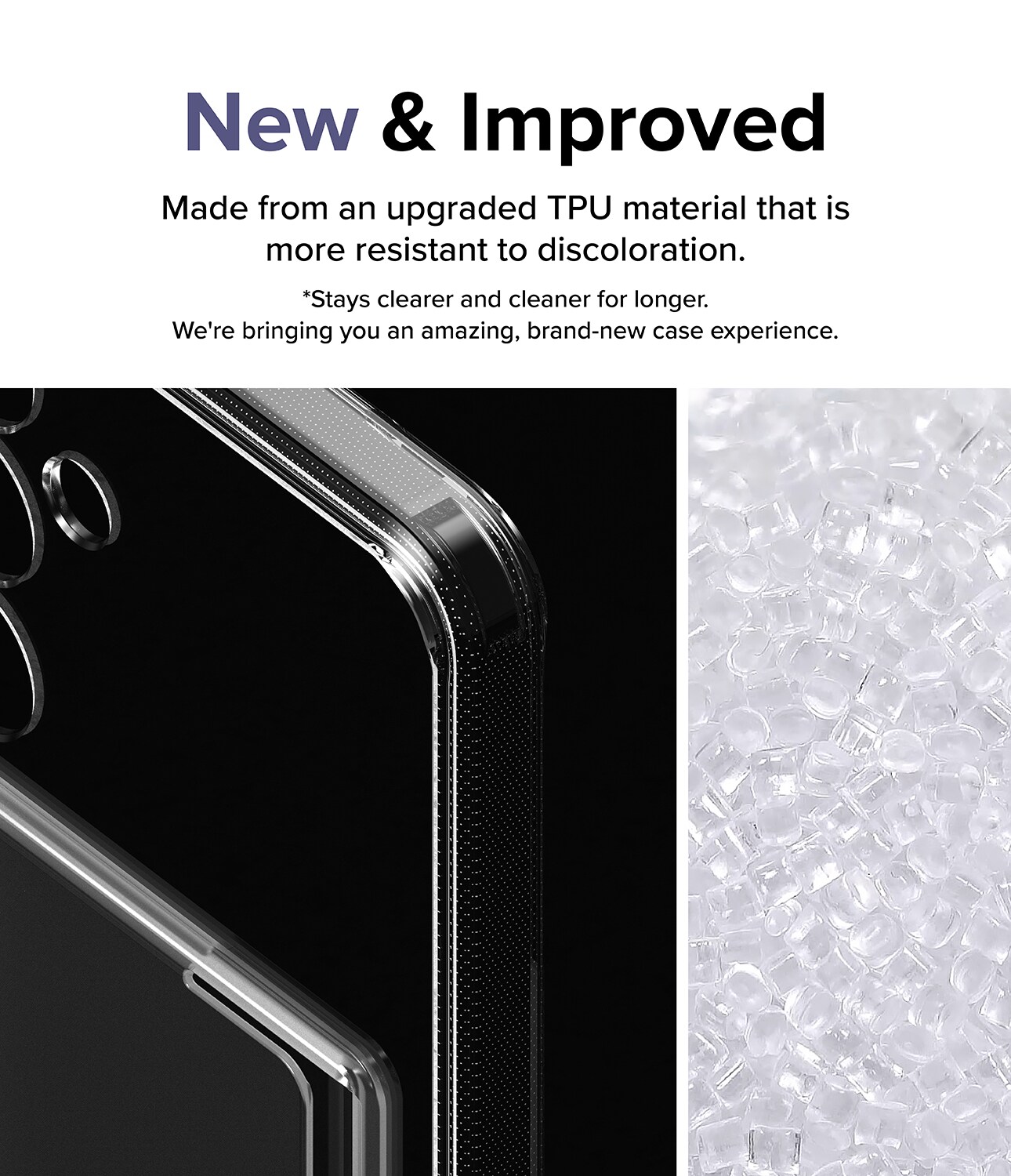 Samsung Galaxy S24 Plus Fusion cover med kortholder, Gennemsigtig