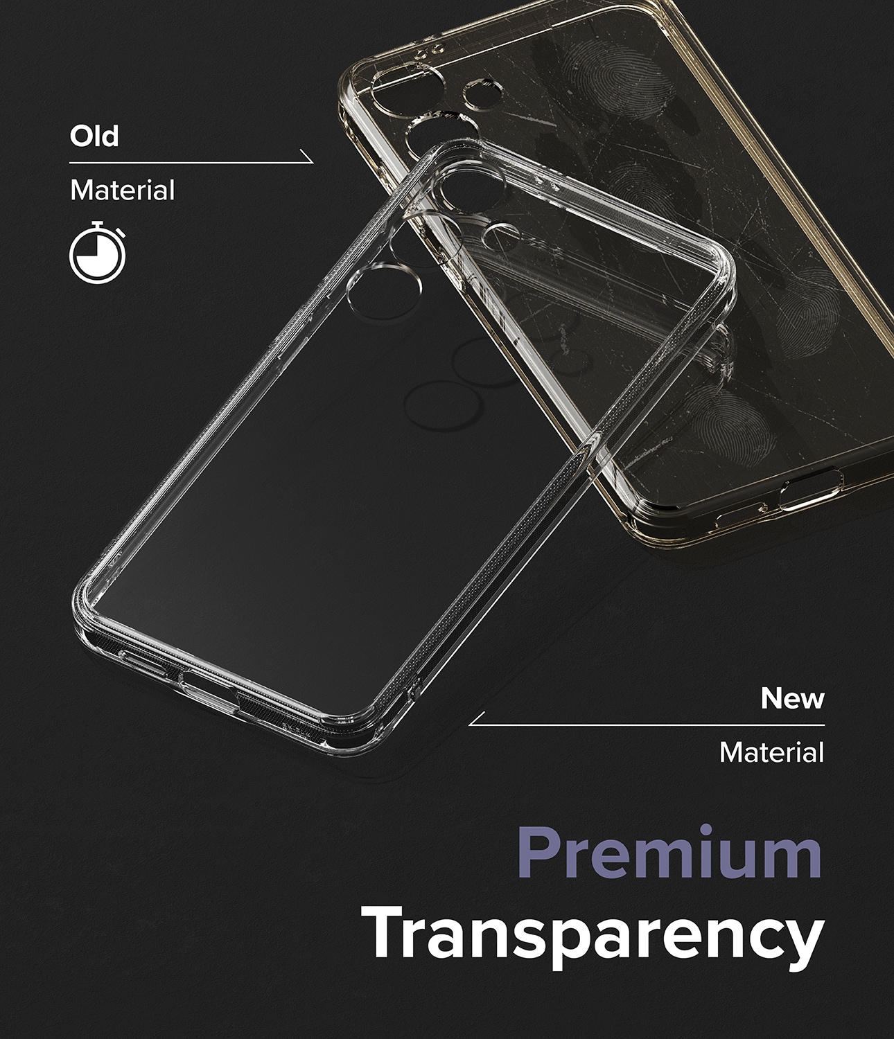 Samsung Galaxy S24 Plus Fusion cover, Gennemsigtig