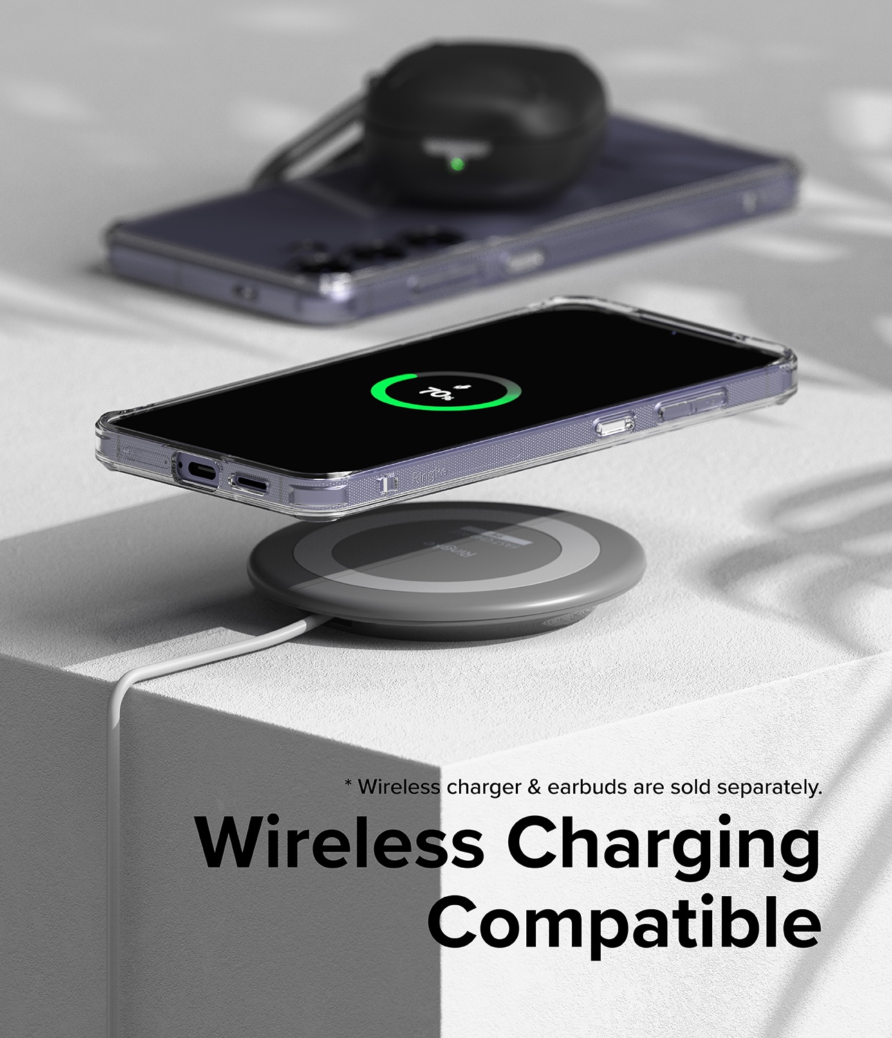 Samsung Galaxy S24 Plus Fusion cover, Gennemsigtig