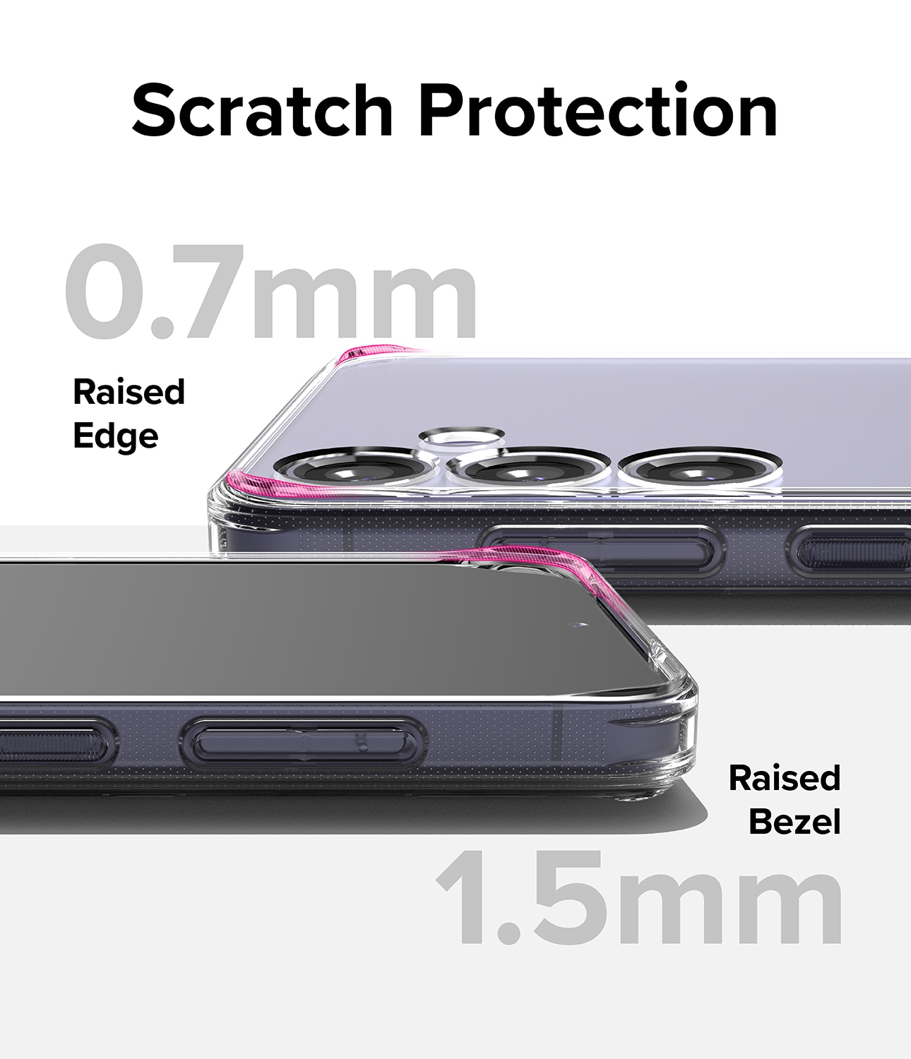 Samsung Galaxy S24 Plus Fusion cover, Gennemsigtig