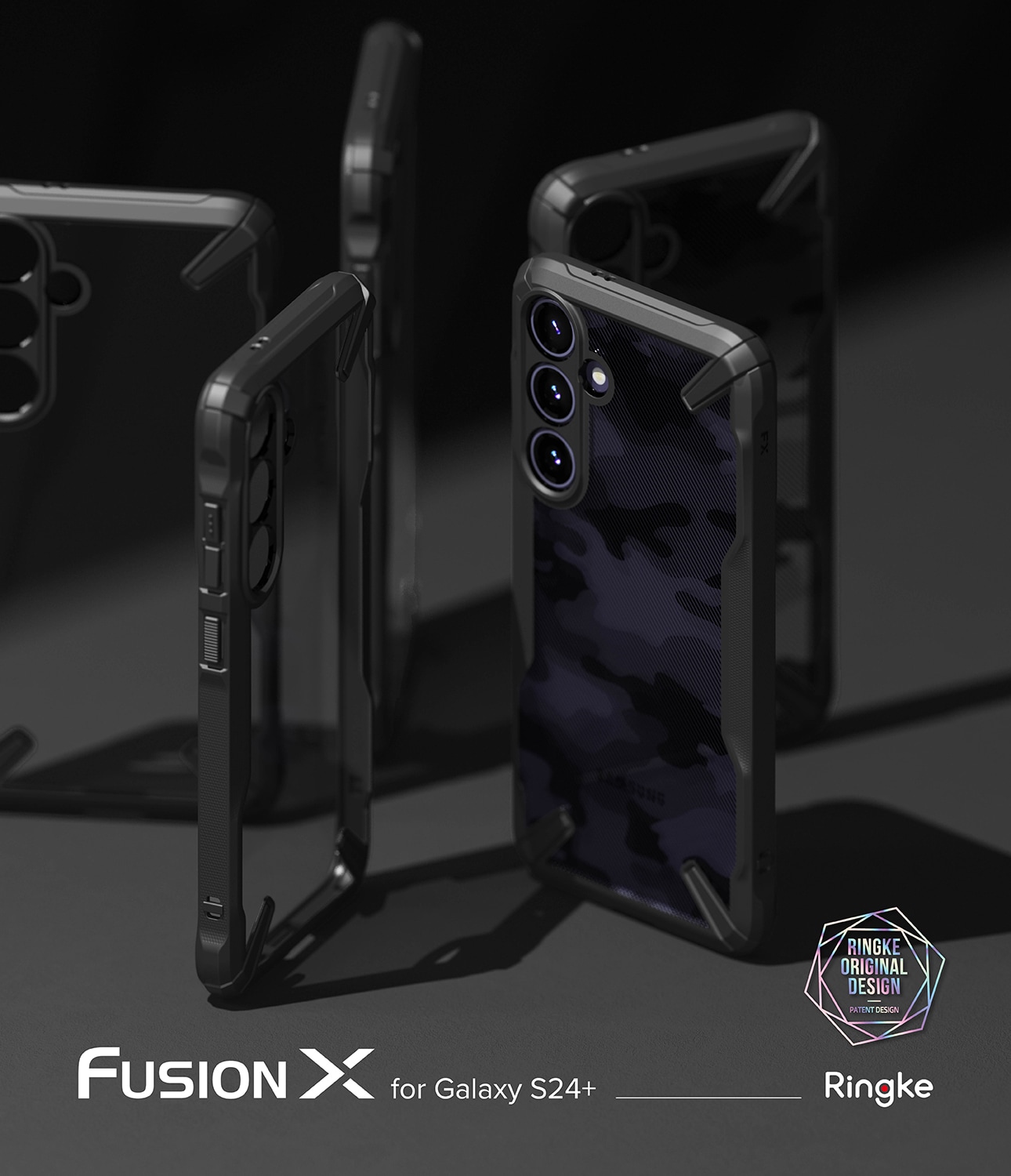 Samsung Galaxy S24 Fusion X Cover, Sort