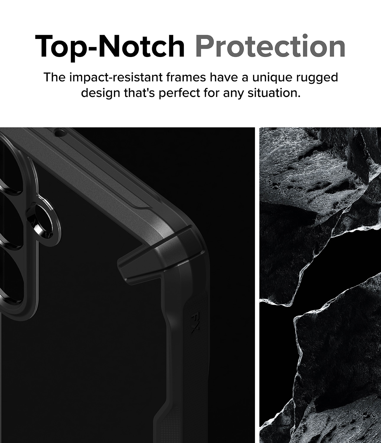 Samsung Galaxy S24 Fusion X Cover, Sort