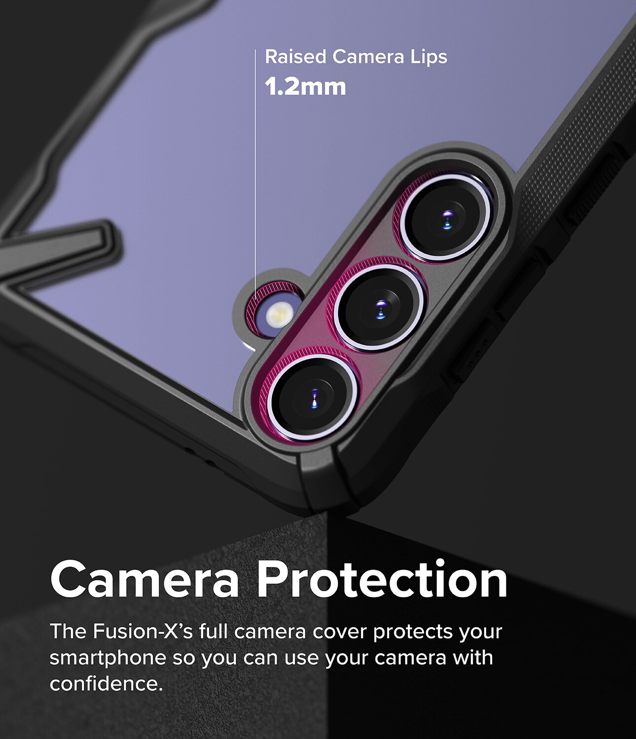Samsung Galaxy S24 Fusion X Cover, Sort