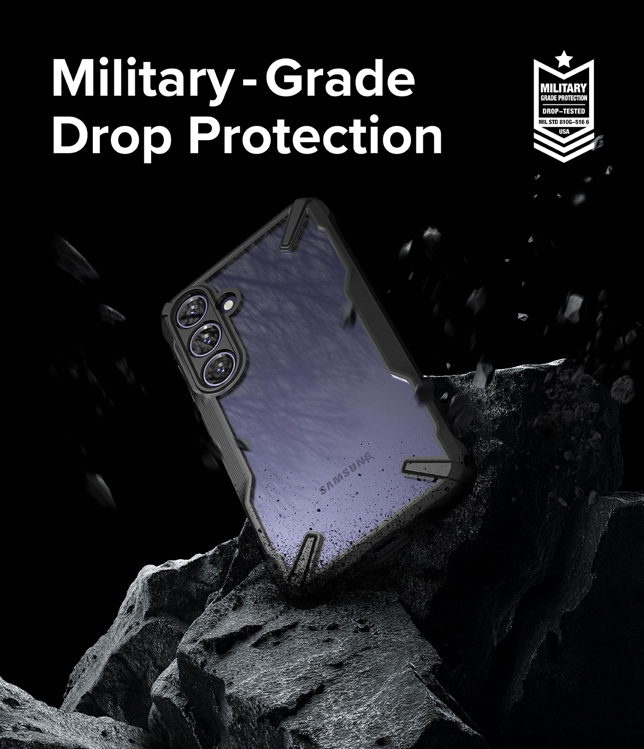 Samsung Galaxy S24 Fusion X Cover, Sort