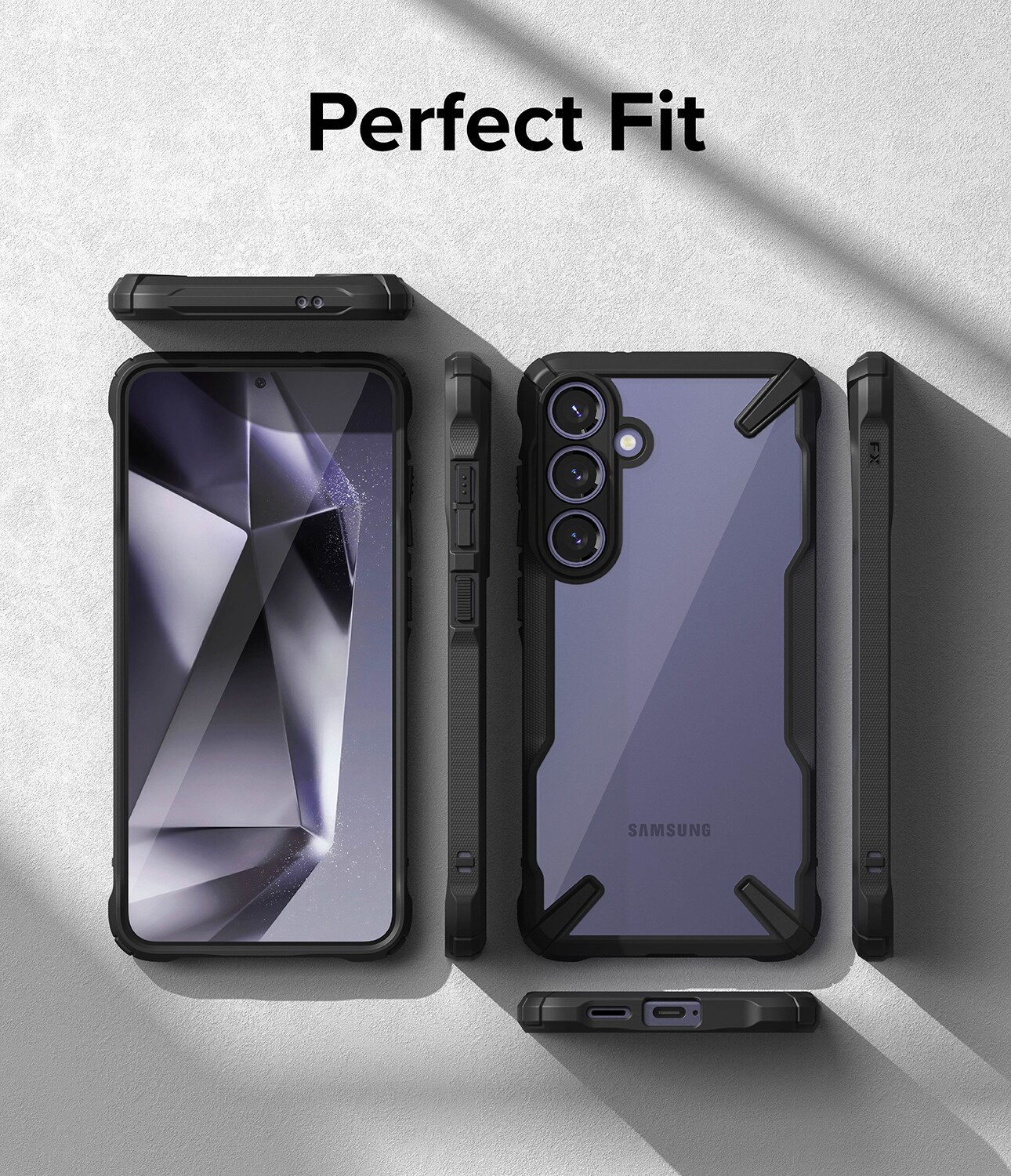 Samsung Galaxy S24 Fusion X Cover, Sort