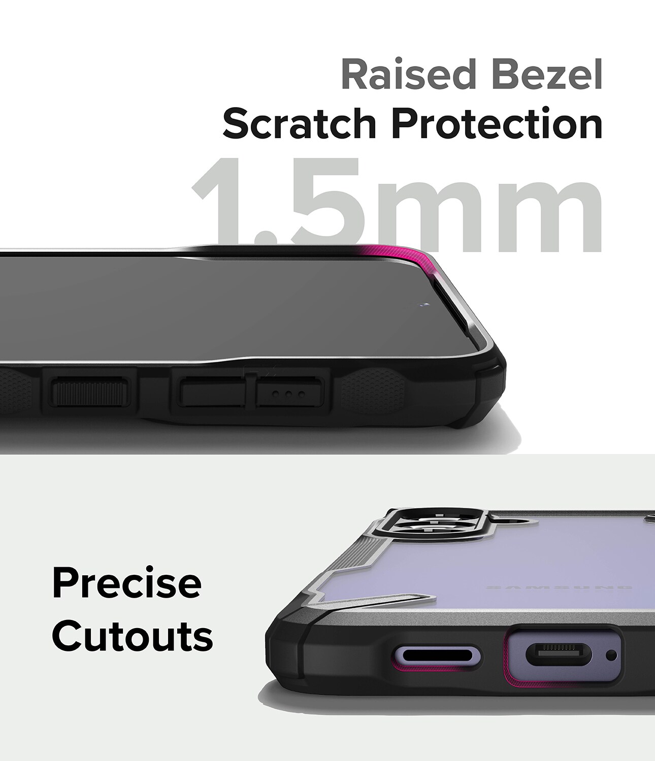 Samsung Galaxy S24 Fusion X Cover, Sort