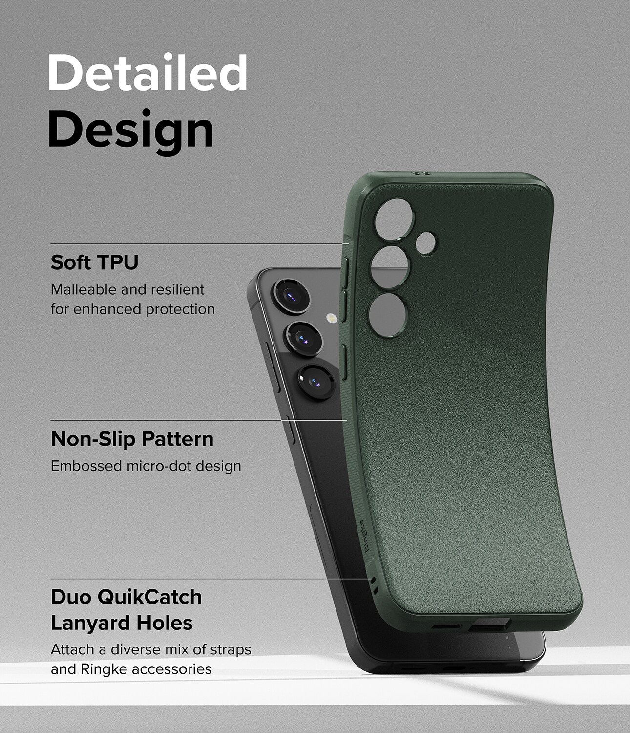 Samsung Galaxy S24 Plus Onyx Cover, Dark Green