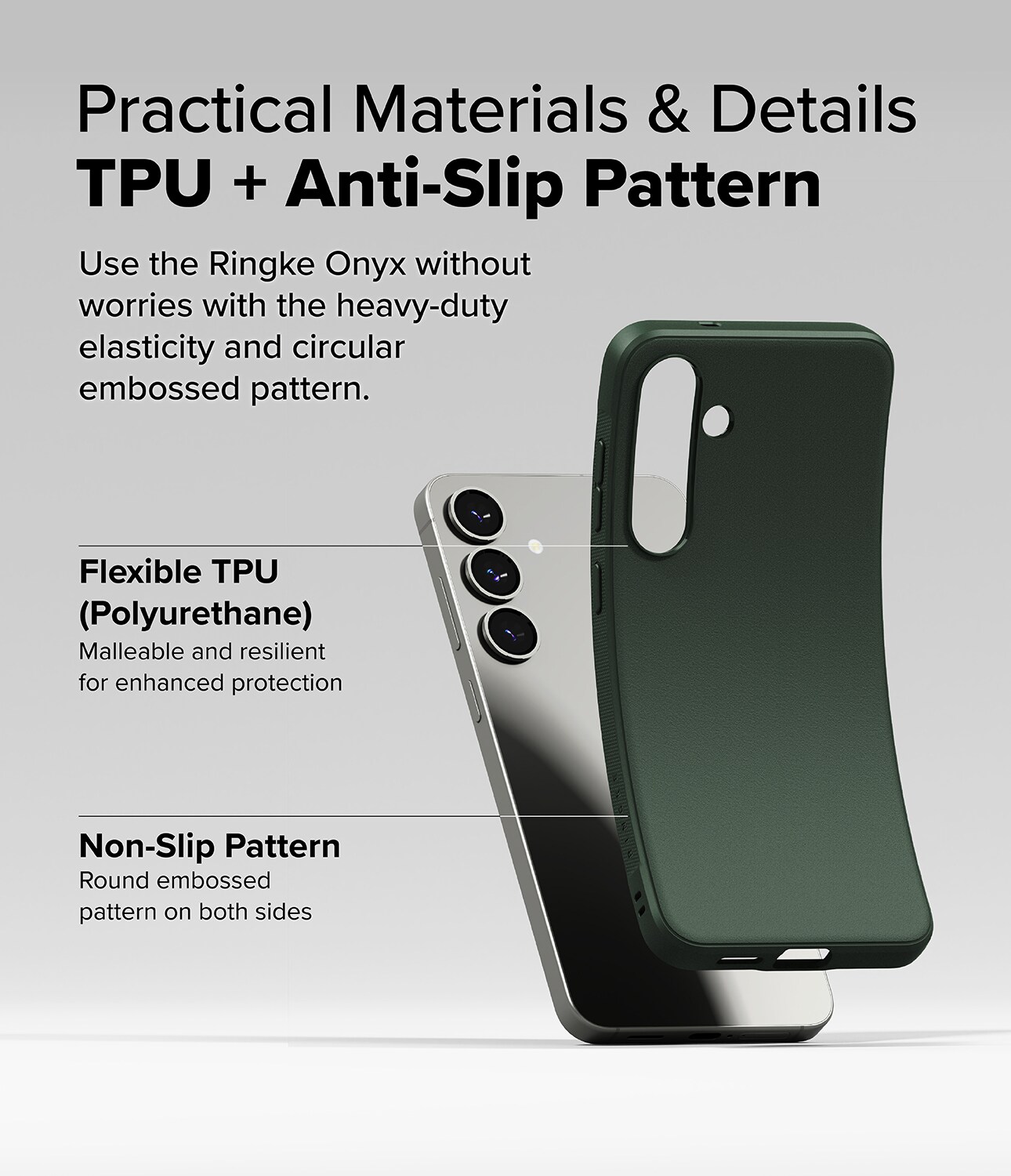 Samsung Galaxy S25 Plus Onyx Cover, Dark Green