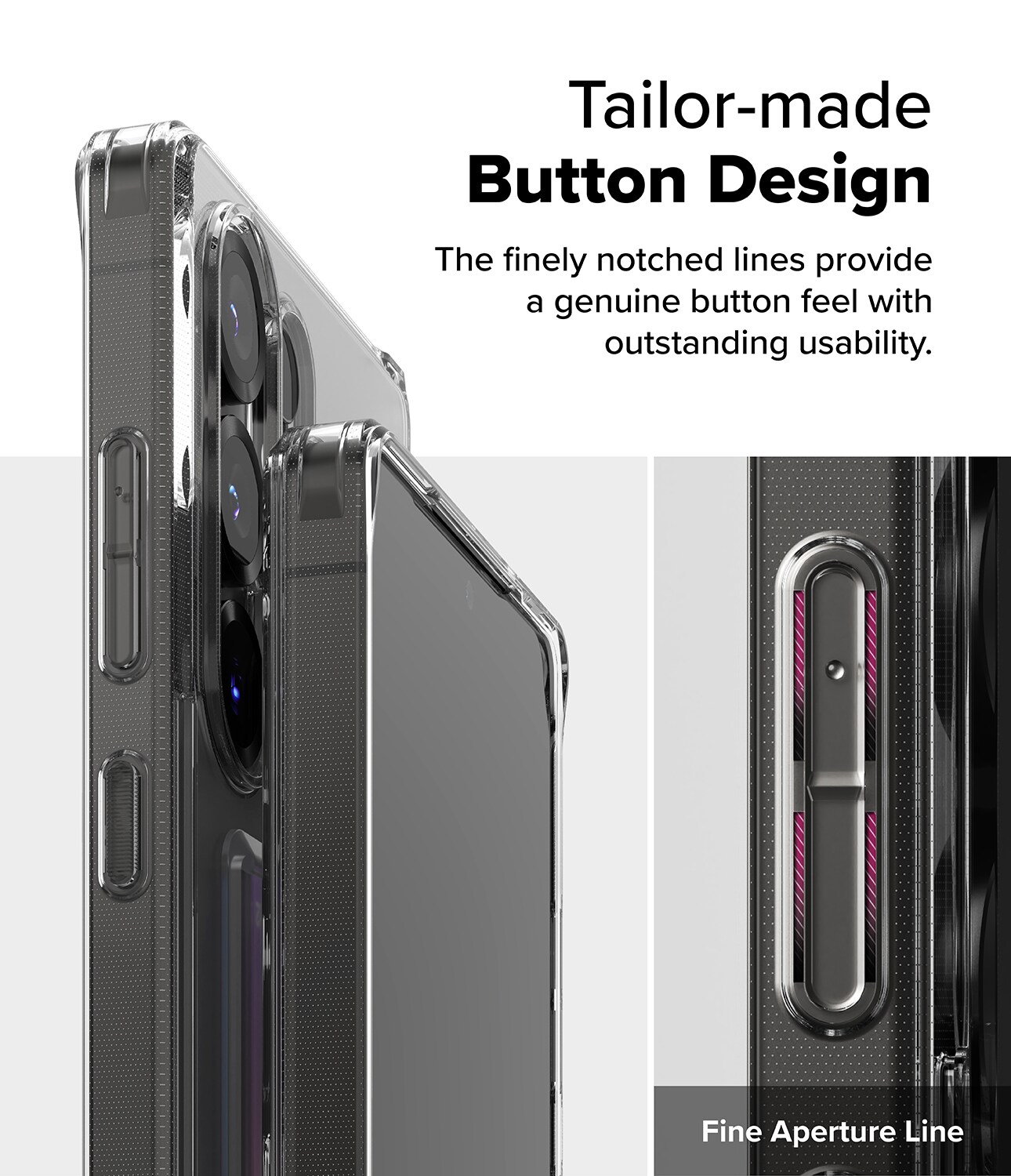 Samsung Galaxy S25 Ultra Fusion cover med kortholder, Gennemsigtig