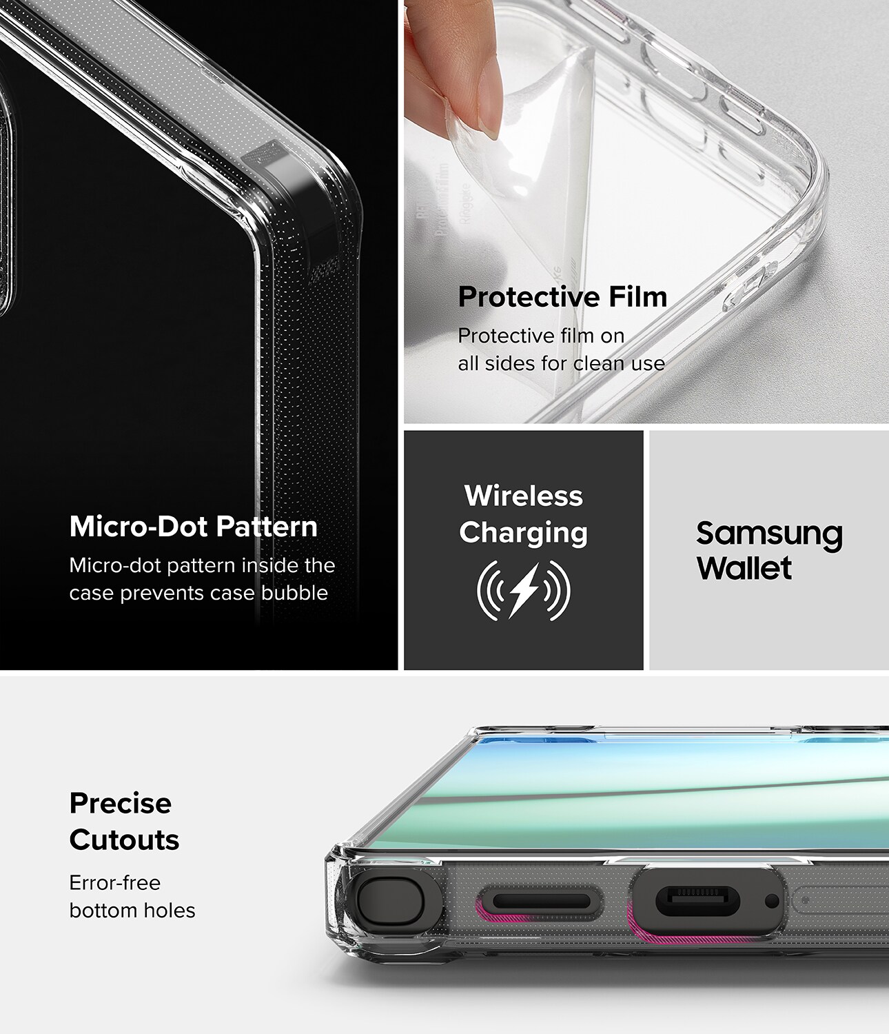 Samsung Galaxy S25 Ultra Fusion cover, Clear