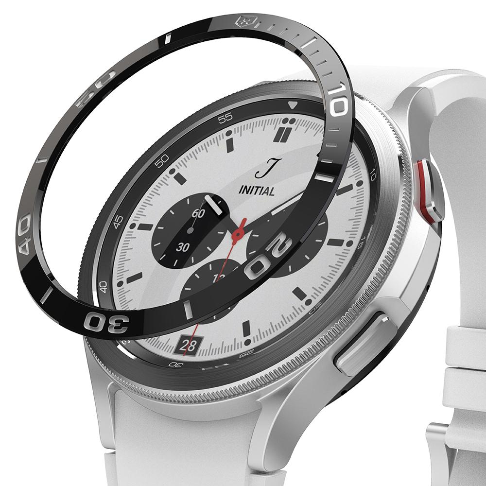 Samsung Galaxy Watch 4 Classic 46mm Beskyttelsesring - Bezel Styling Sort