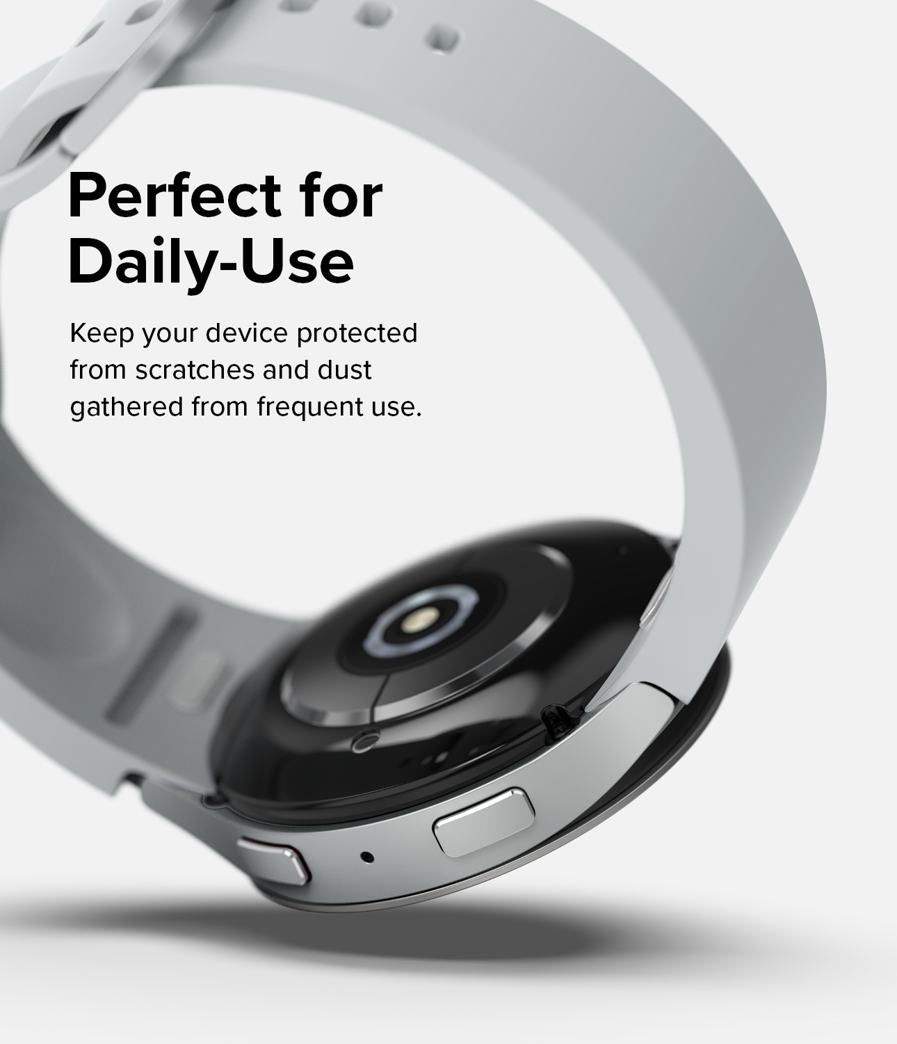 Samsung Galaxy Watch 6 44mm Beskyttelsesring - Bezel Styling Sølv