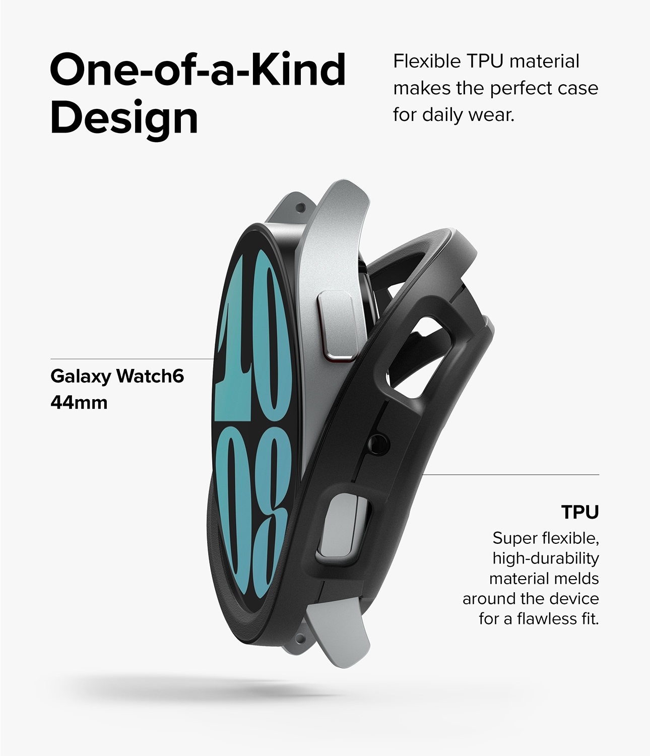 Samsung Galaxy Watch 6 44mm Air Sports cover, Black