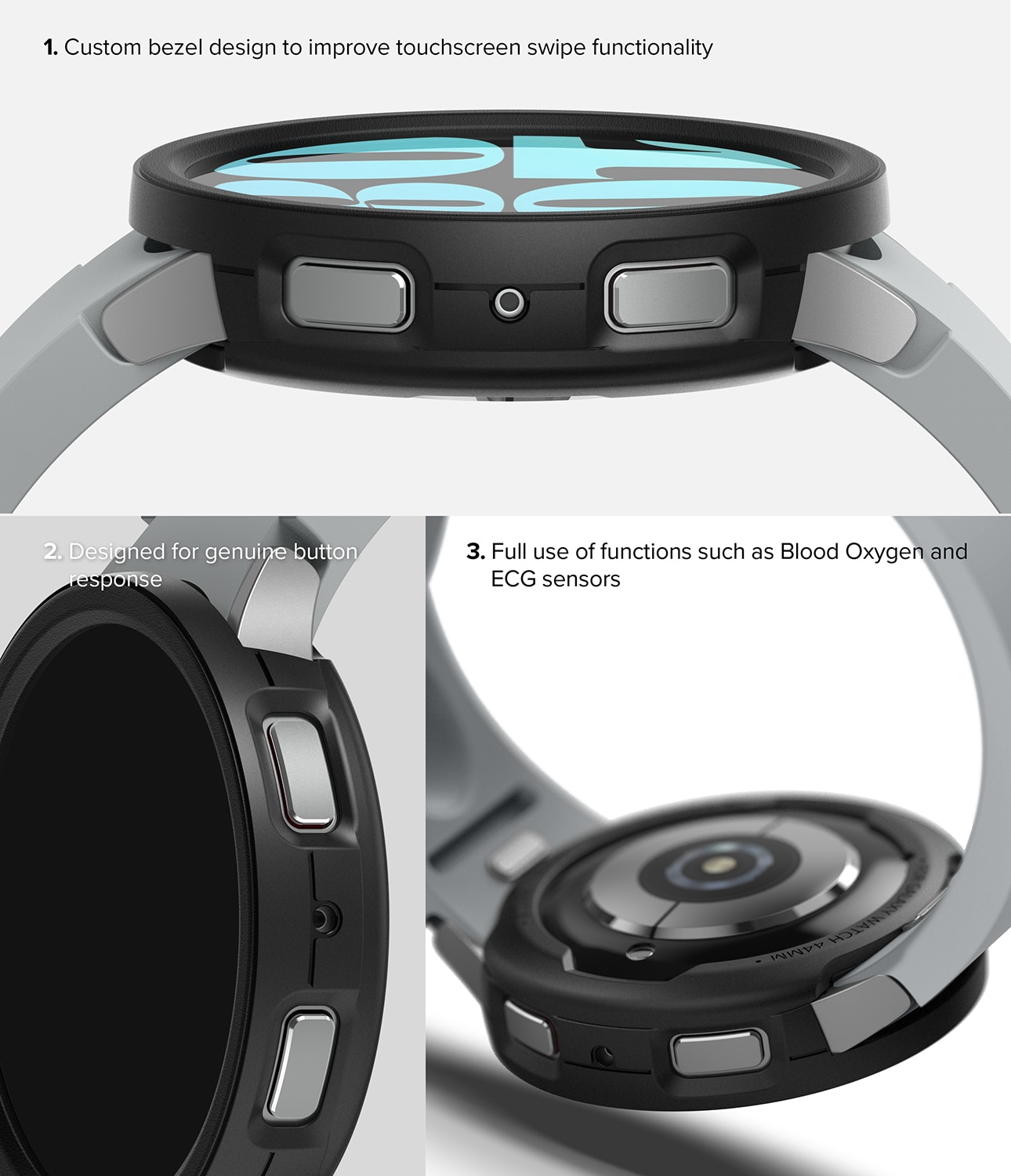 Samsung Galaxy Watch 6 44mm Air Sports cover, Black