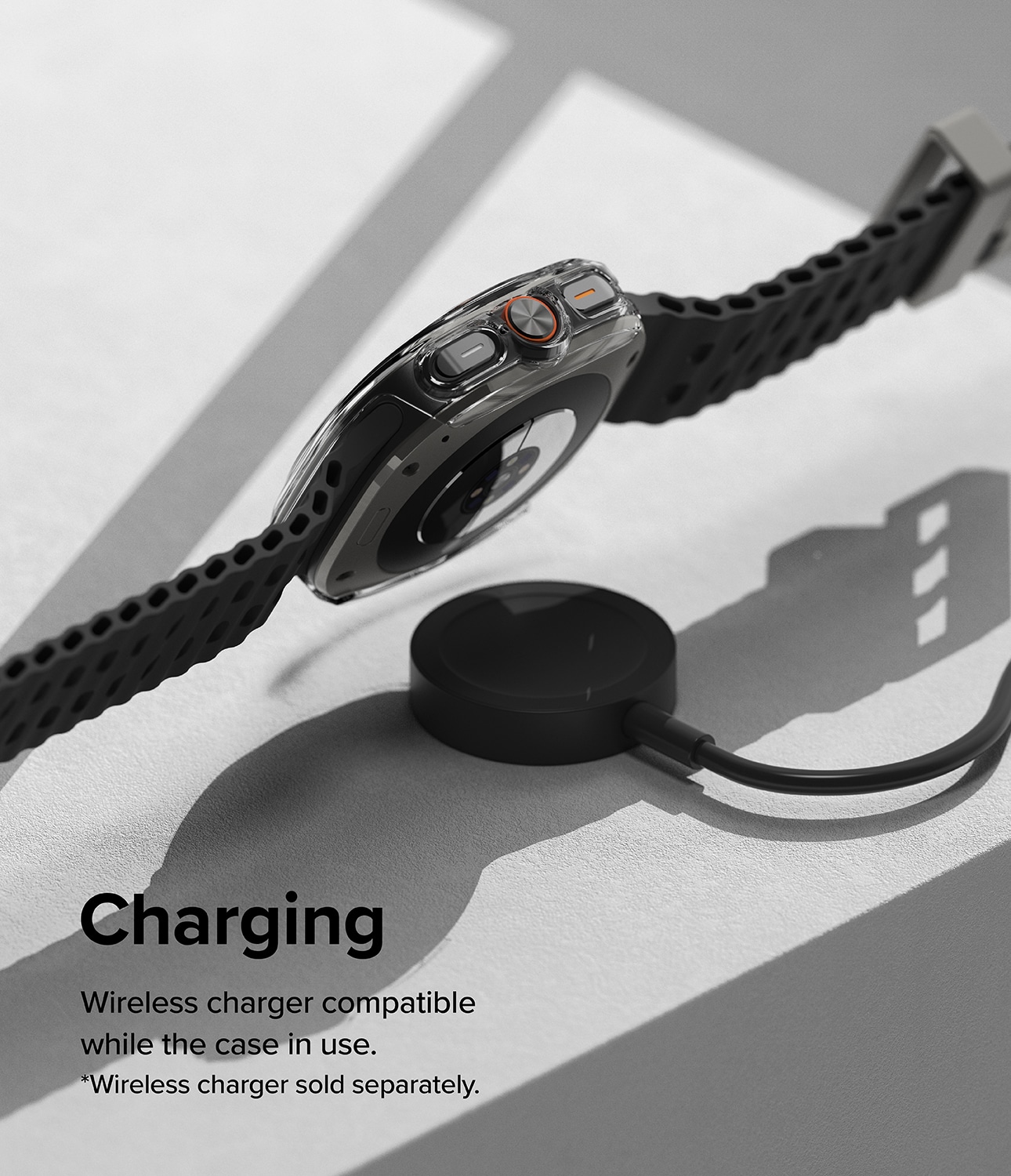 Samsung Galaxy Watch Ultra 47mm Slim Cover+Glas Combo Clear