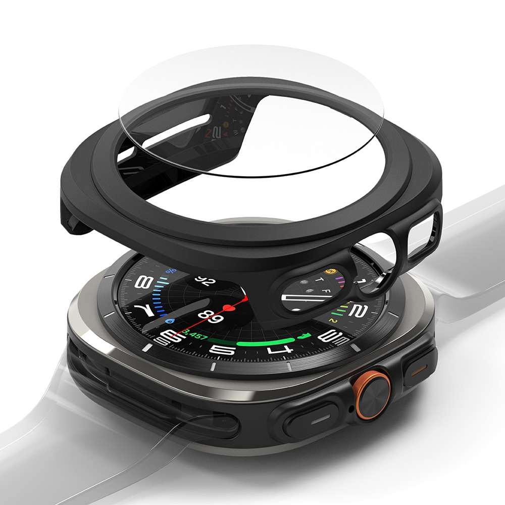 Samsung Galaxy Watch Ultra 47mm Slim Cover+Glas Combo Matte Black