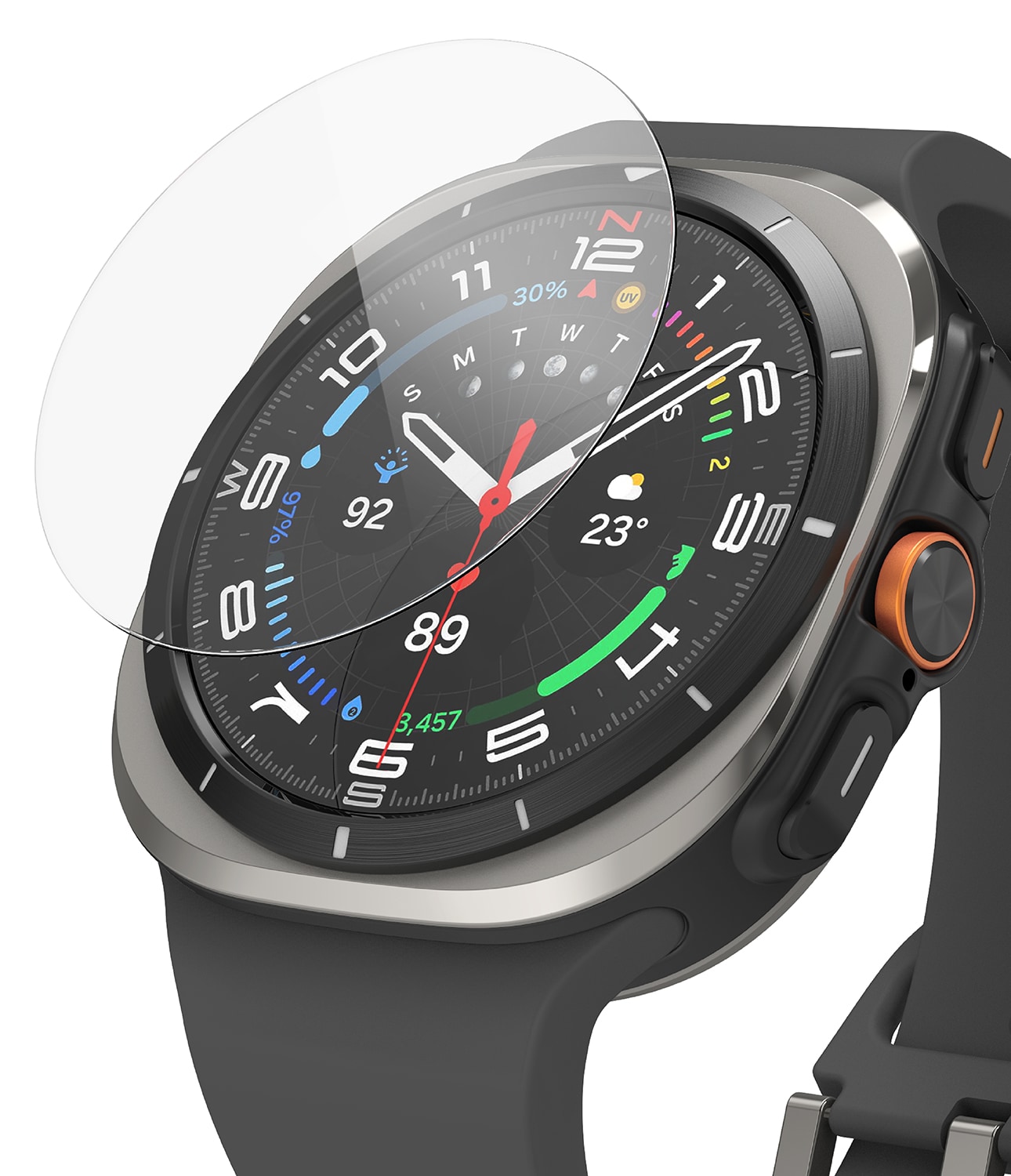 Samsung Galaxy Watch Ultra (2025) Skærmbeskytter i glas (4-pak)