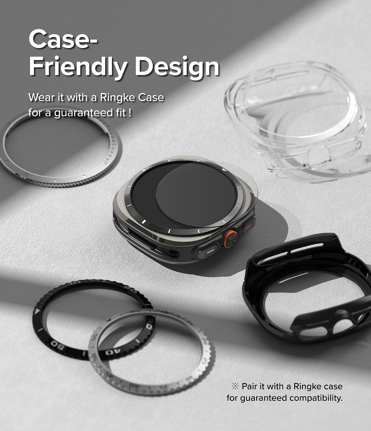 Samsung Galaxy Watch Ultra (2025) Skærmbeskytter i glas (4-pak)