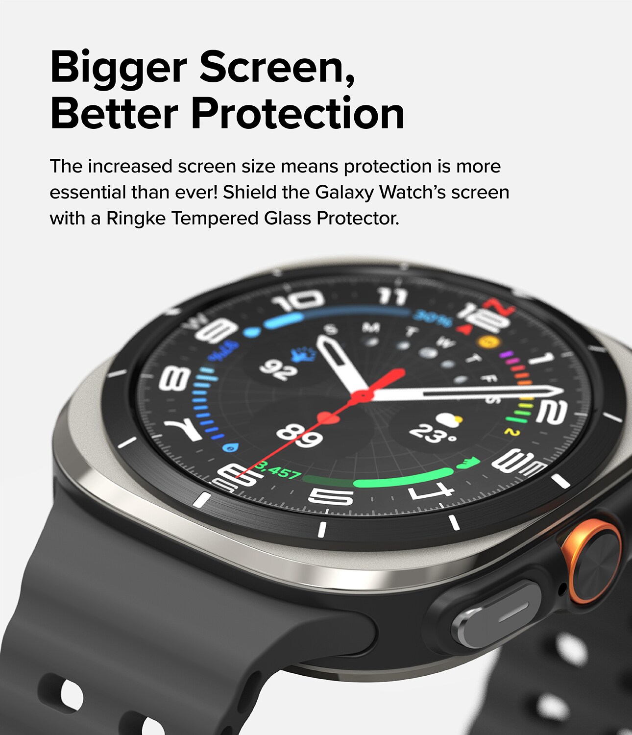 Samsung Galaxy Watch Ultra (2025) Skærmbeskytter i glas (4-pak)