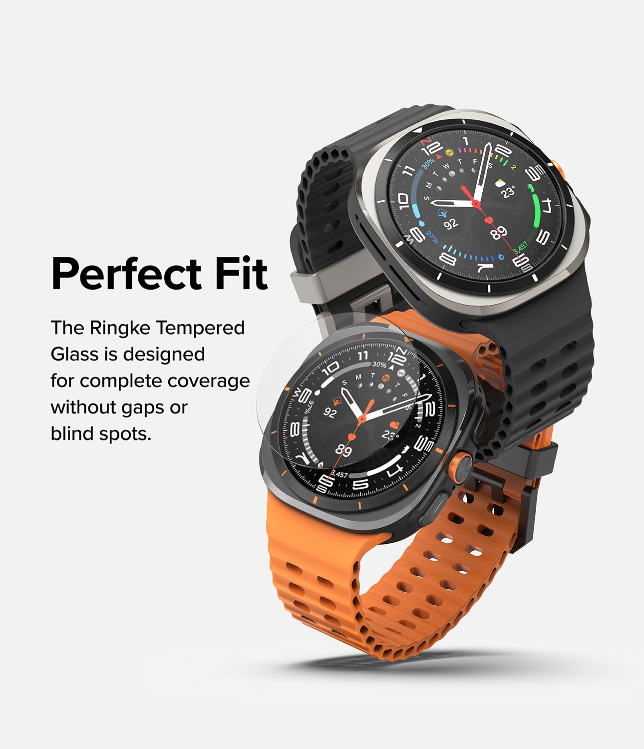 Samsung Galaxy Watch Ultra (2025) Skærmbeskytter i glas (4-pak)
