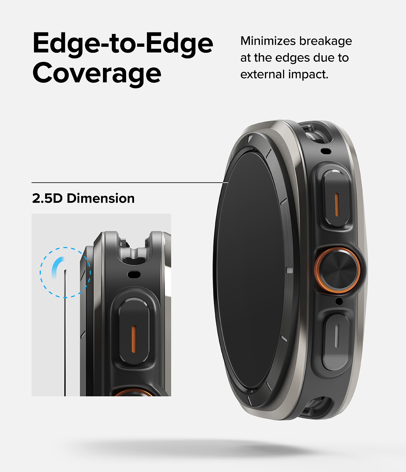 Samsung Galaxy Watch Ultra (2025) Skærmbeskytter i glas (4-pak)