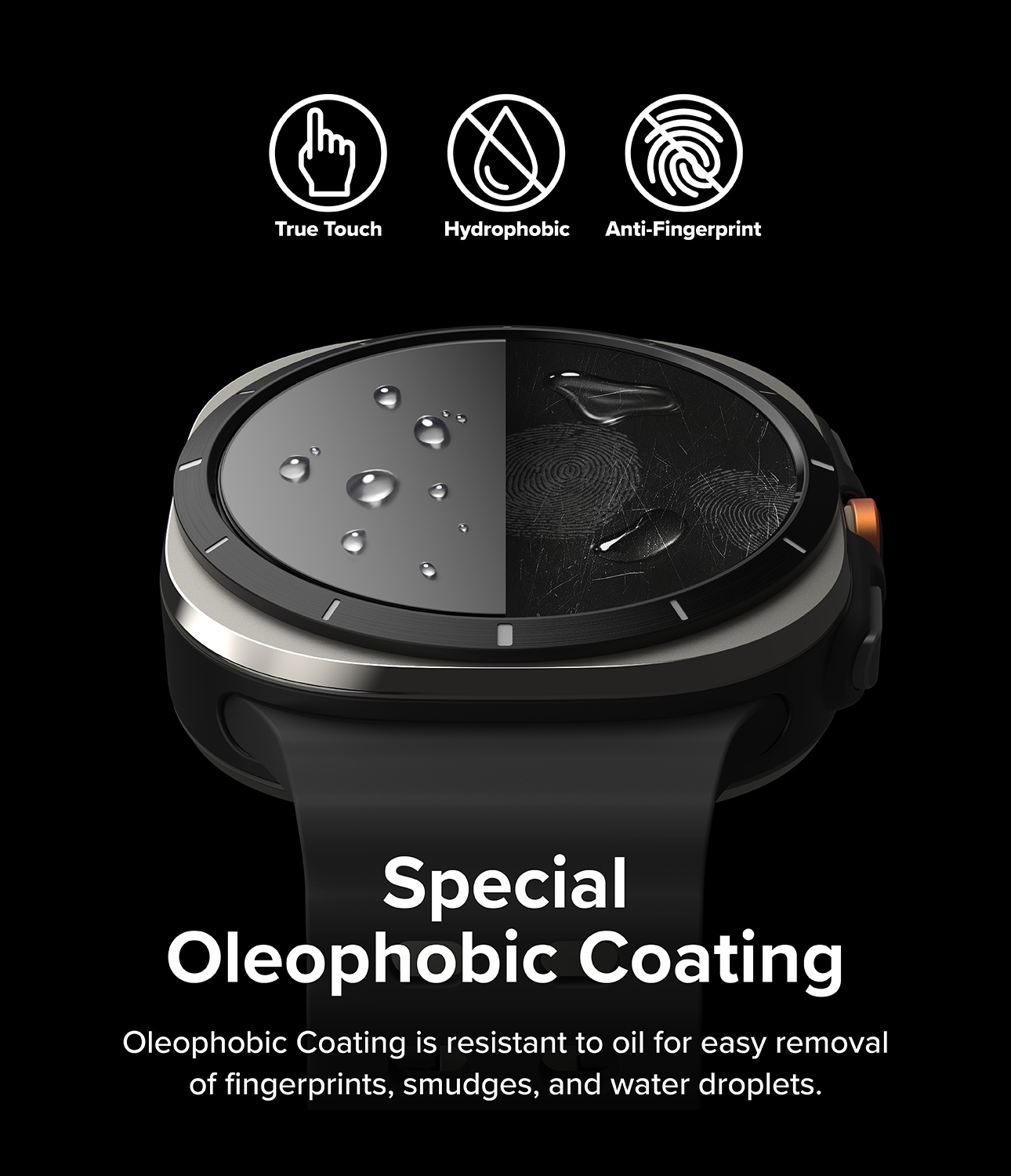 Samsung Galaxy Watch Ultra (2025) Skærmbeskytter i glas (4-pak)
