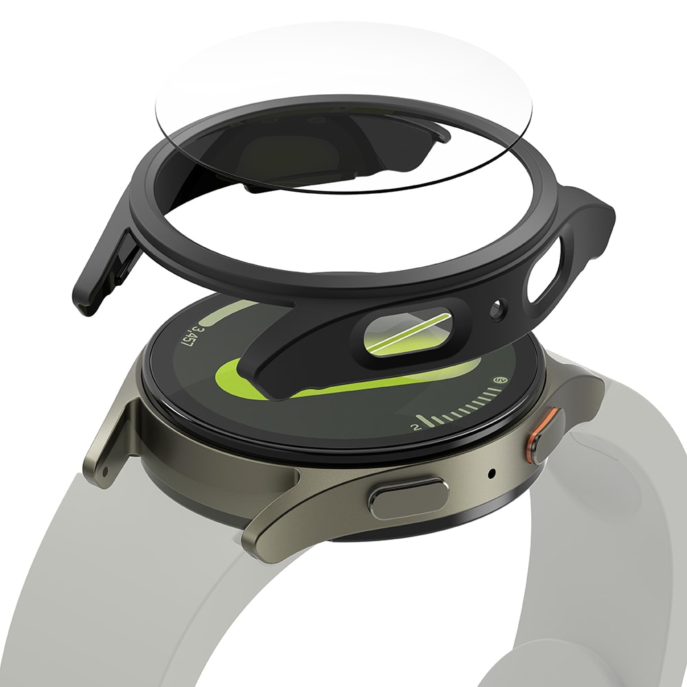 Samsung Galaxy Watch 7 44mm Slim Cover+Glas Combo Matte Black