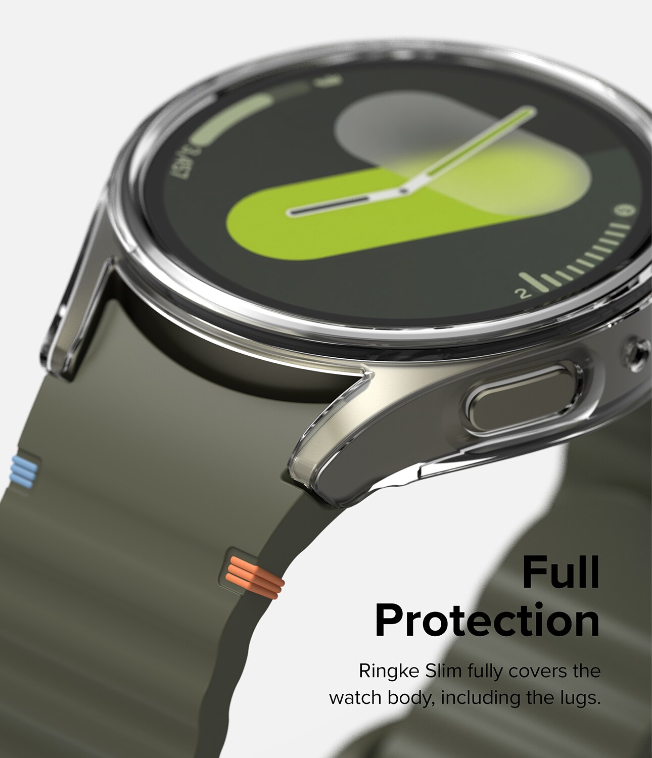 Samsung Galaxy Watch 7 40mm Slim Cover+Glas Combo Clear