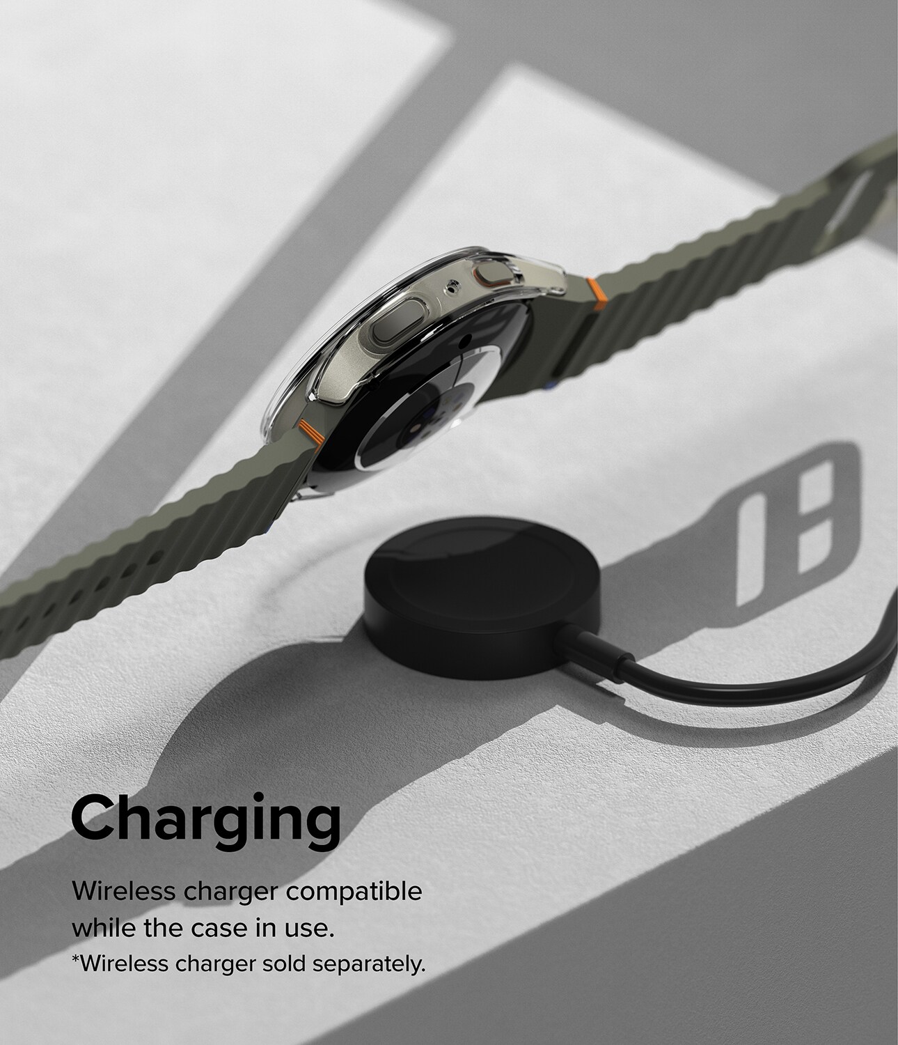 Samsung Galaxy Watch 7 40mm Slim Cover+Glas Combo Clear