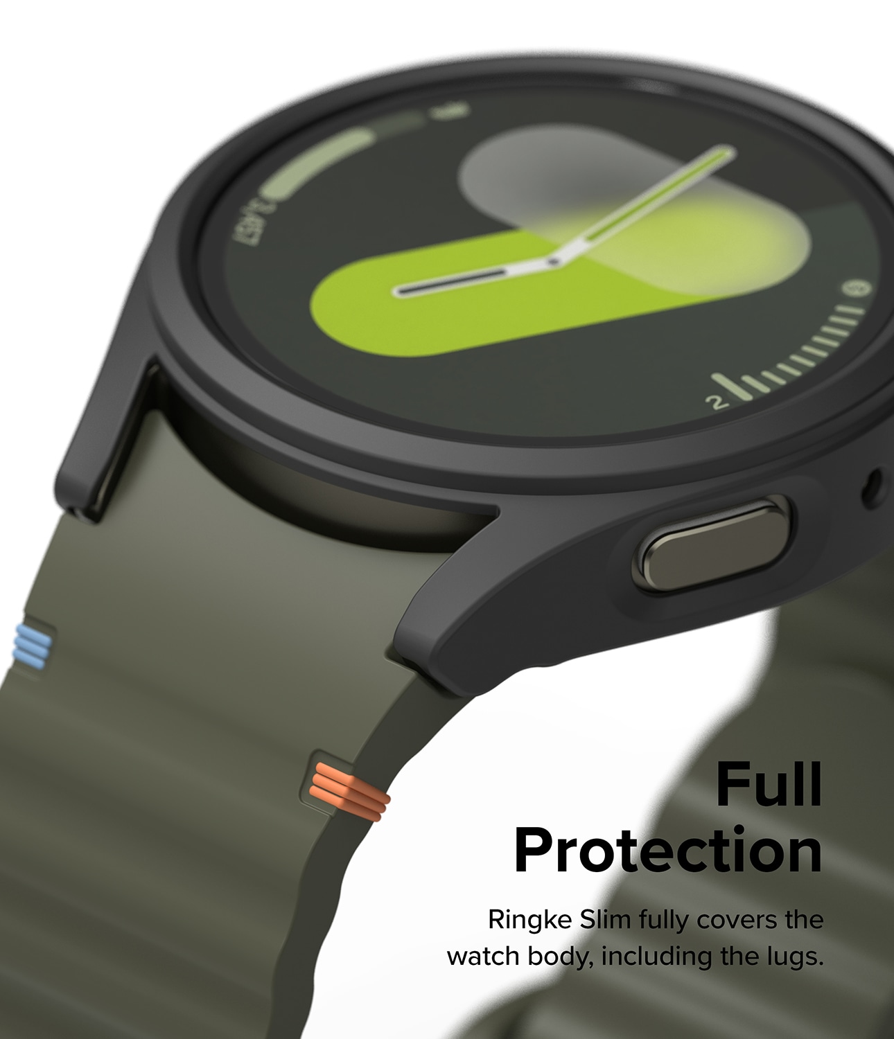 Samsung Galaxy Watch 7 44mm Slim Cover+Glas Combo Matte Black