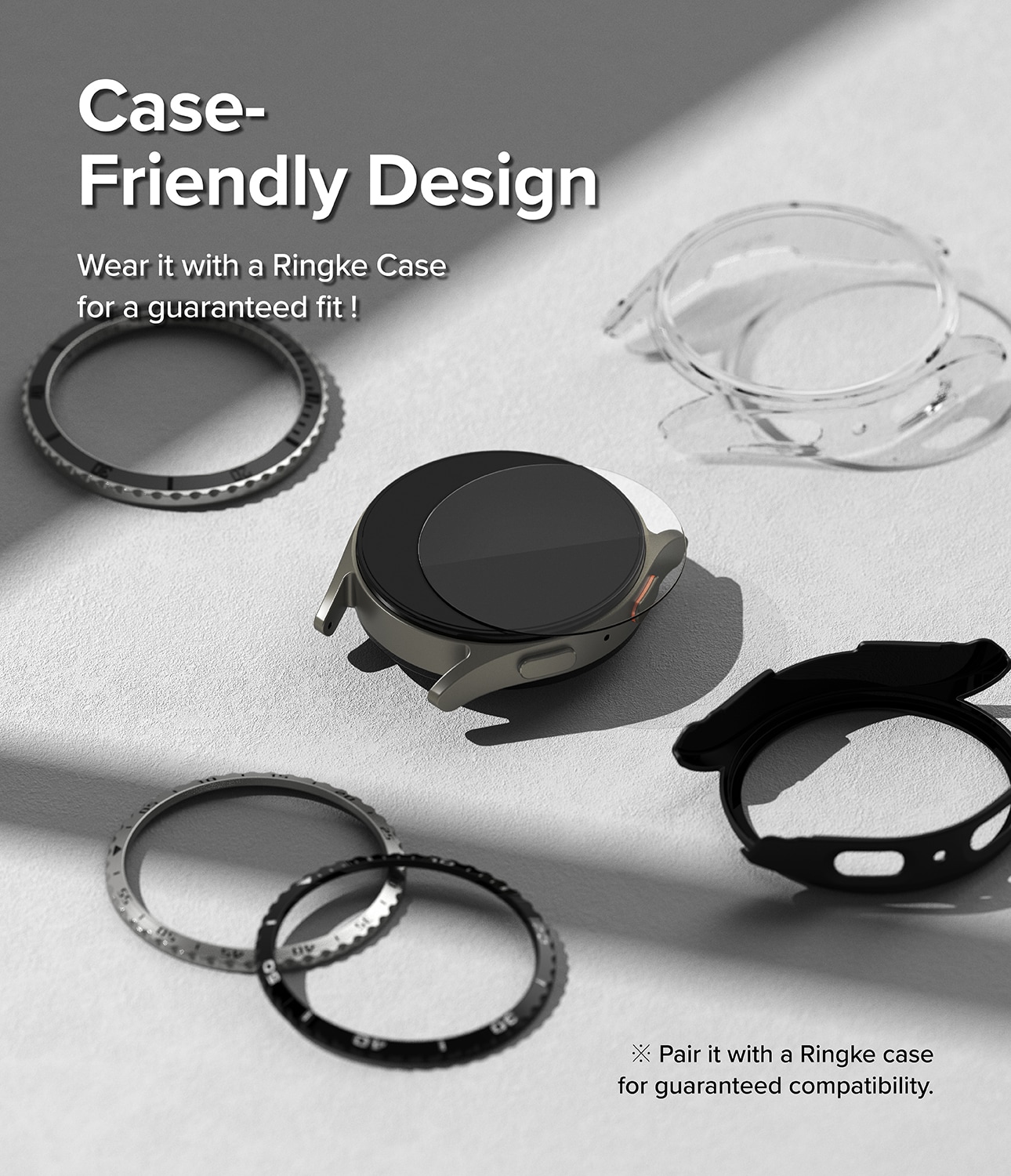 Samsung Galaxy Watch 7 44mm Skærmbeskytter i glas (4-pak)