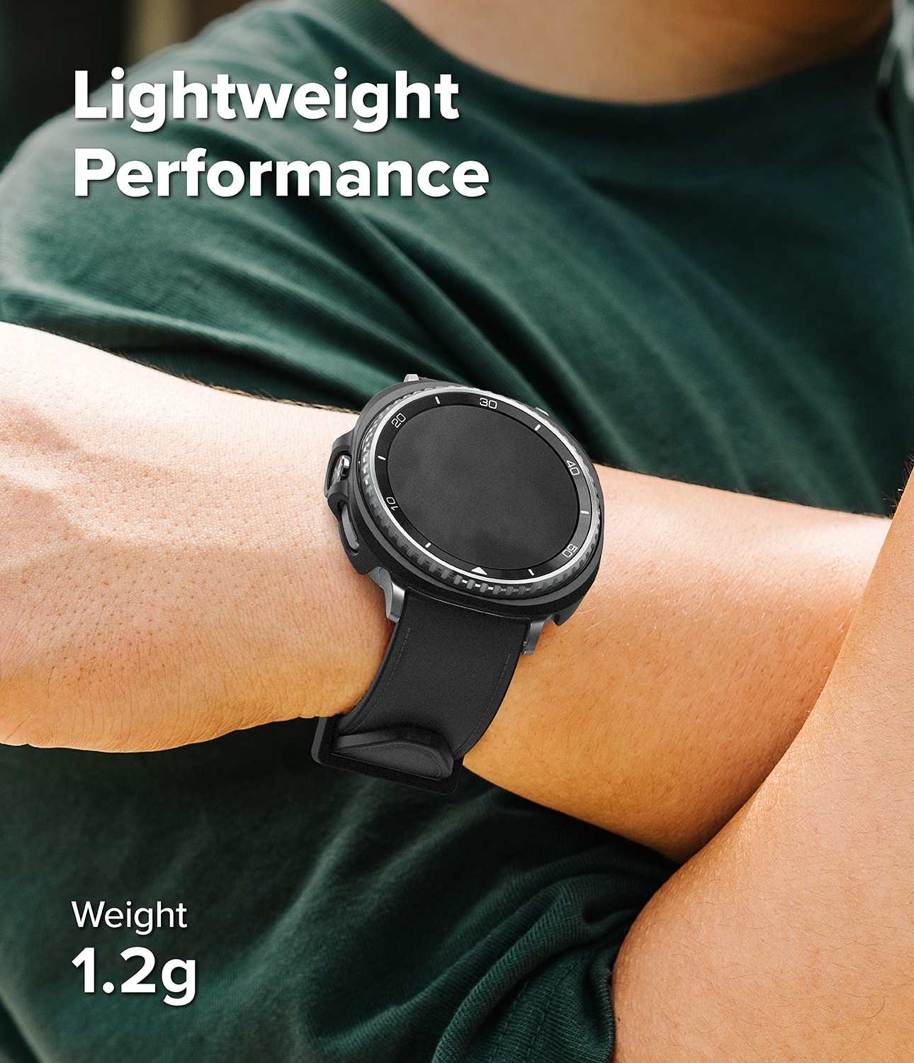 Samsung Galaxy Watch 8 Classic Tyndt cover (2-pak), Matte Black & Clear