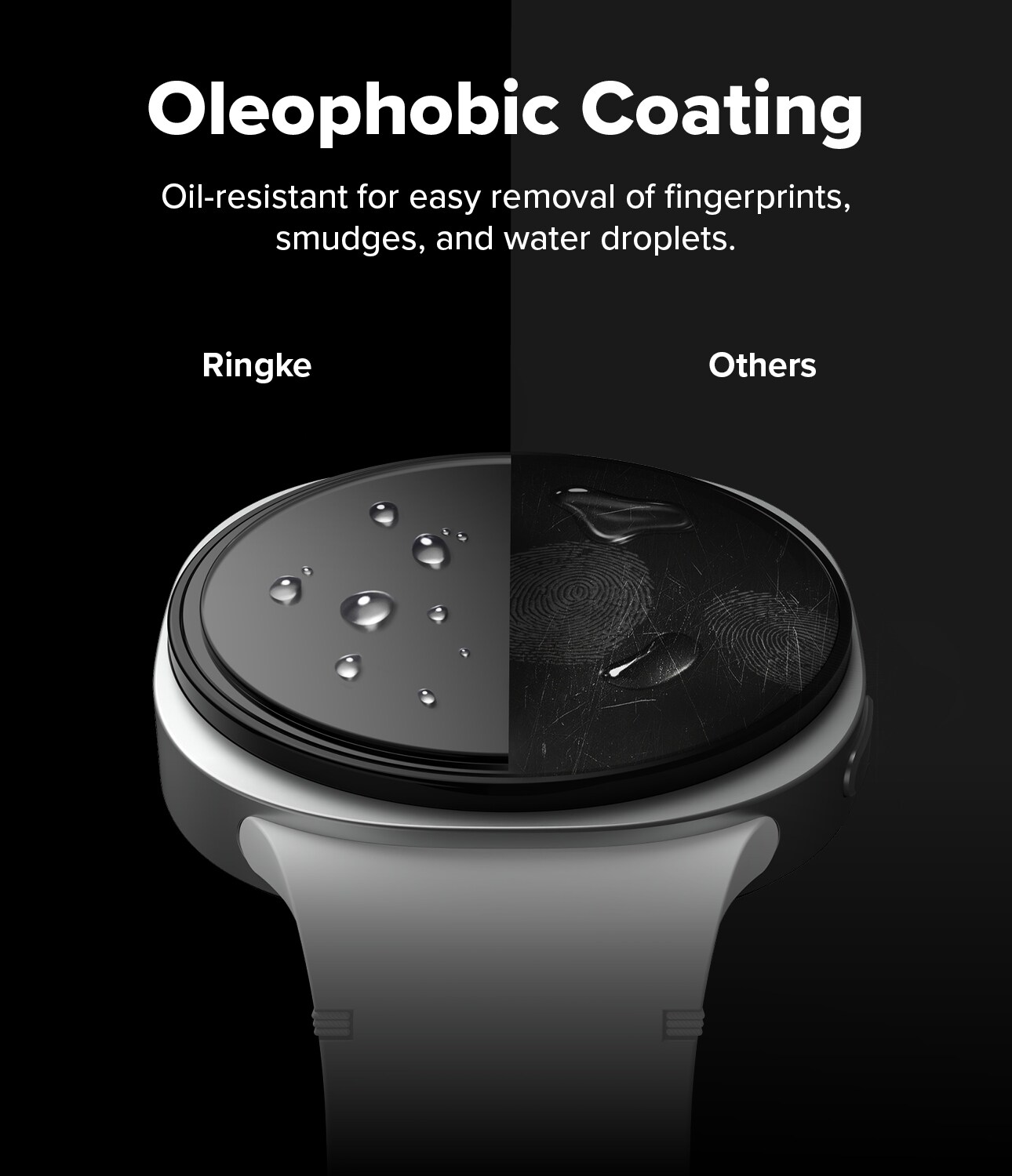 Samsung Galaxy Watch 8 40mm Skærmbeskyttelse i glas med monteringsramme (2-pak)