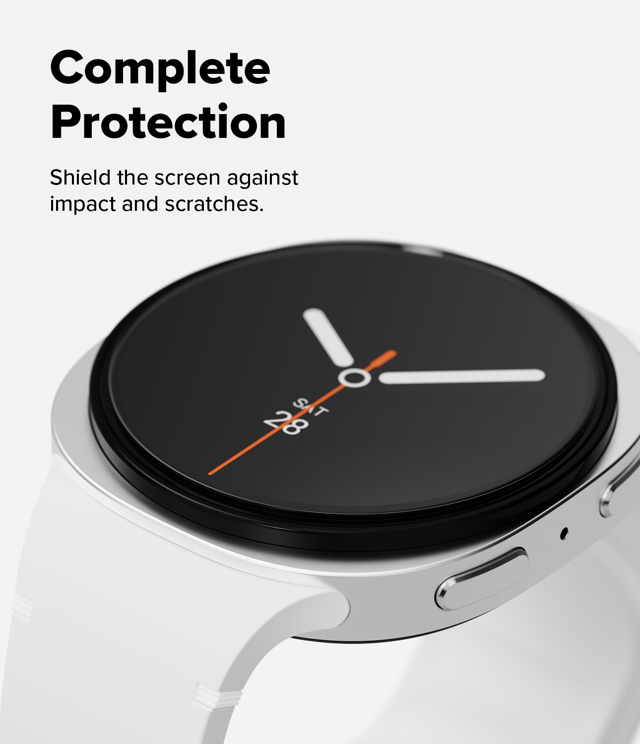Samsung Galaxy Watch 8 40mm Skærmbeskyttelse i glas med monteringsramme (2-pak)