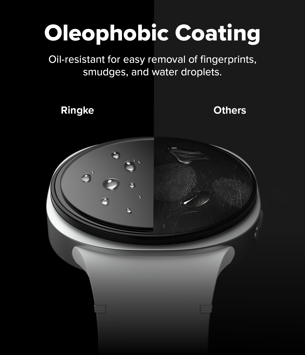 Samsung Galaxy Watch 8 Classic Skærmbeskyttelse i glas med monteringsramme (2-pak)