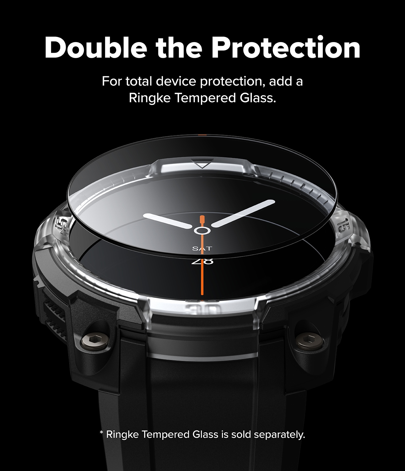 Samsung Galaxy Watch 8 Classic Rugged Gear Cover & Rem, Sort