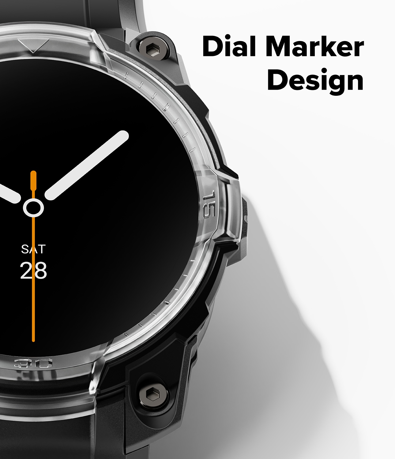 Samsung Galaxy Watch 8 Classic Rugged Gear Cover & Rem, Sort