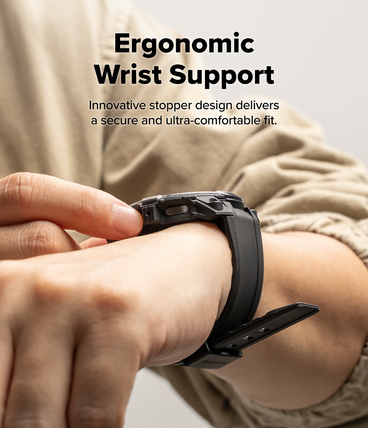 Samsung Galaxy Watch 8 Classic Rugged Gear Cover & Rem, Sort