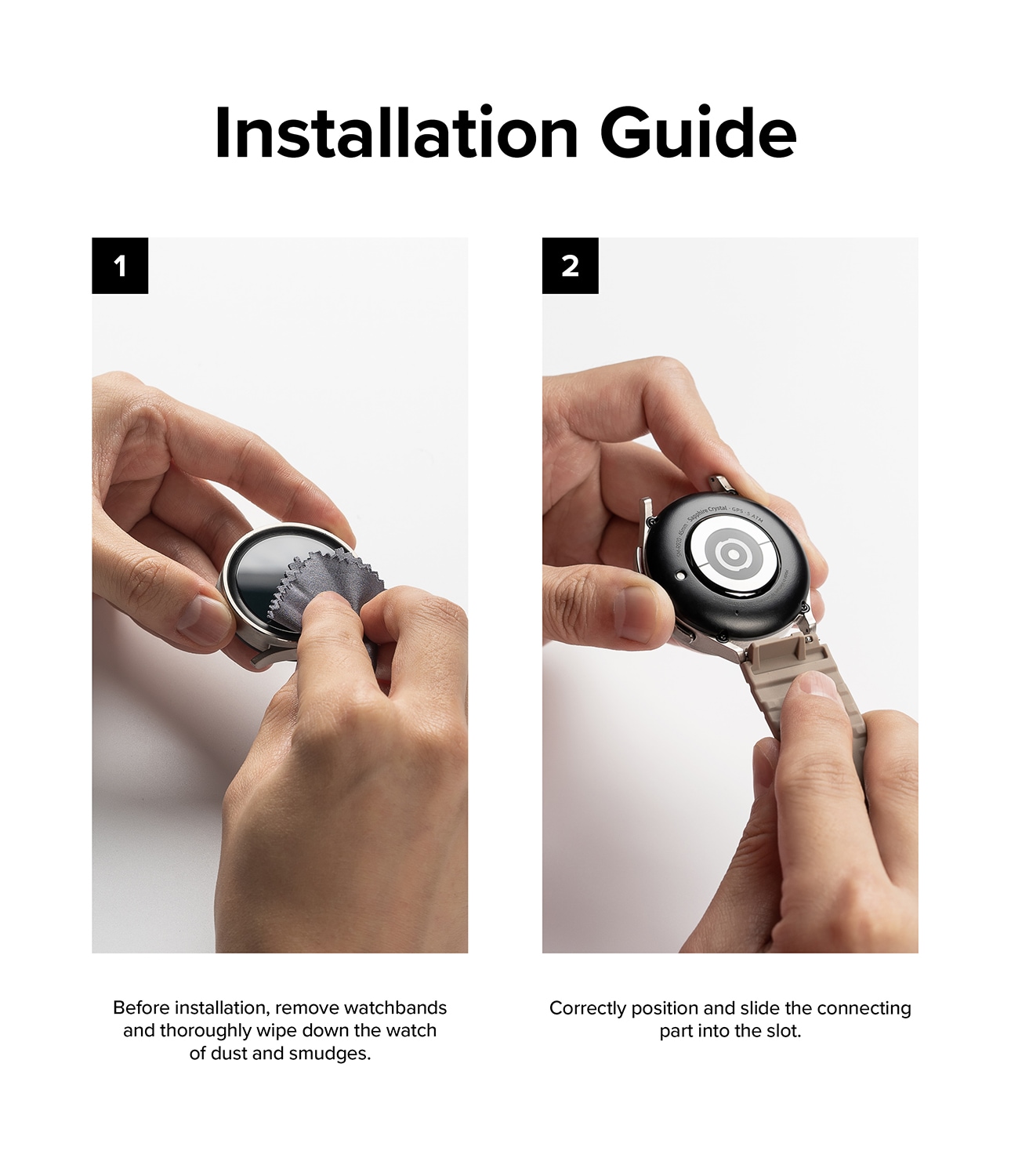 Samsung Galaxy Watch 7 44mm Rem Rubber One Bold Grå