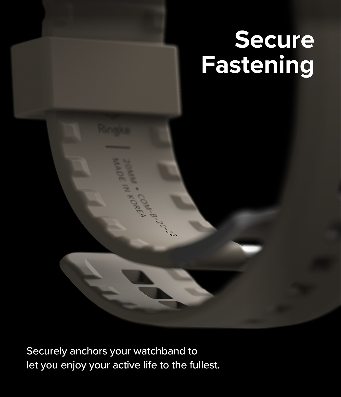 Samsung Galaxy Watch 7 44mm Rem Rubber One Bold Grå